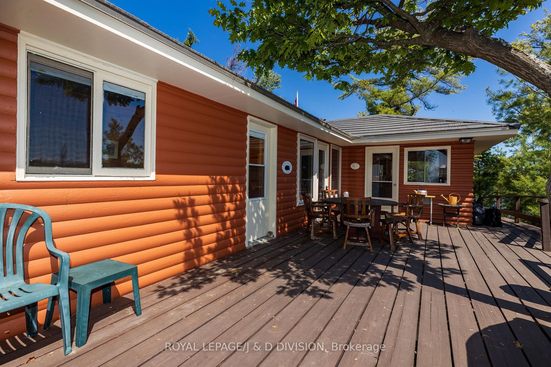 Back of Cottage and Back Deck