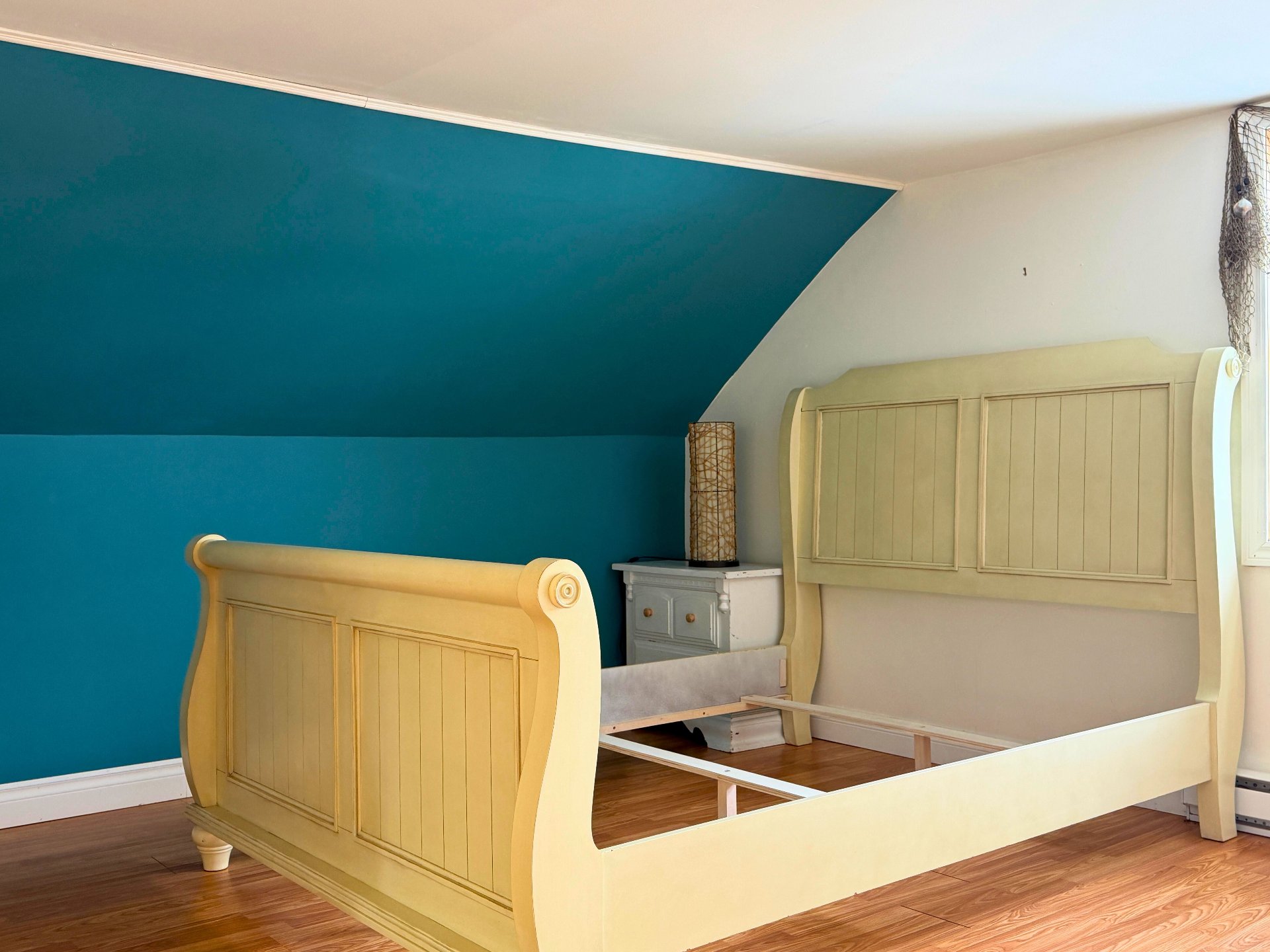 modifiée en chambre à coucher