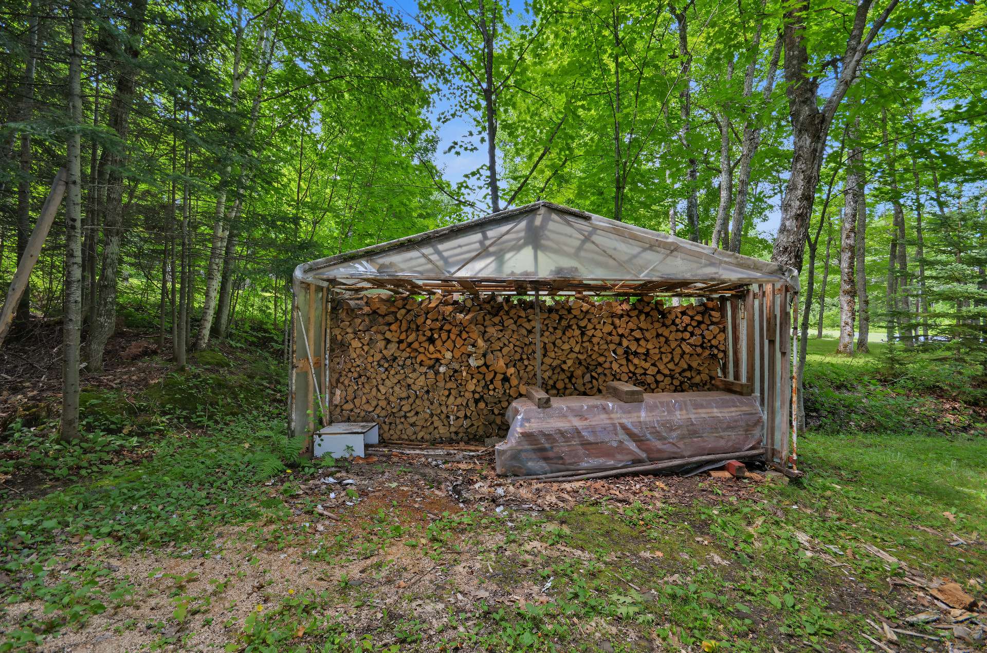 Cour à bois