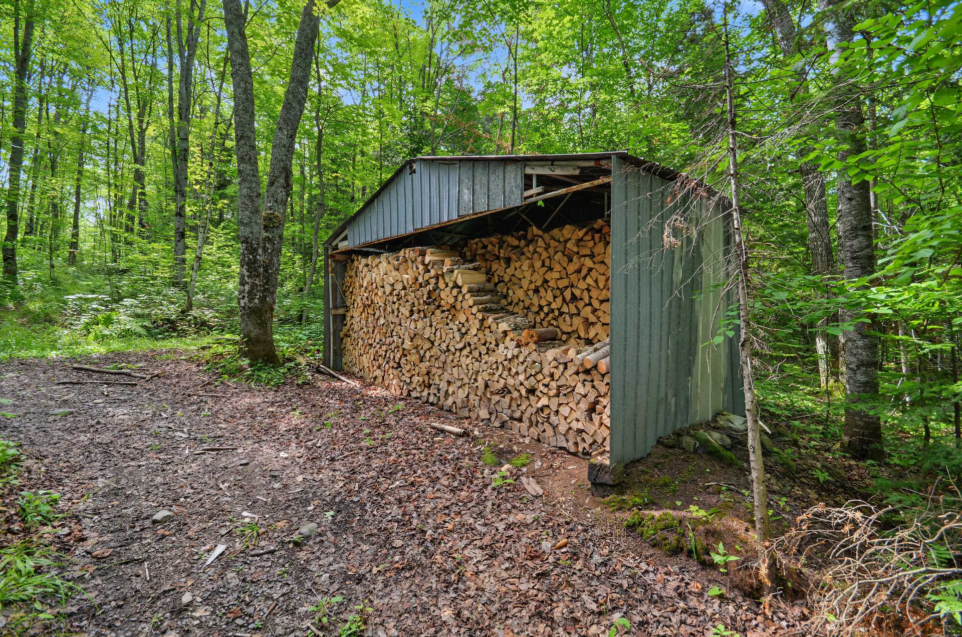 Cour à bois