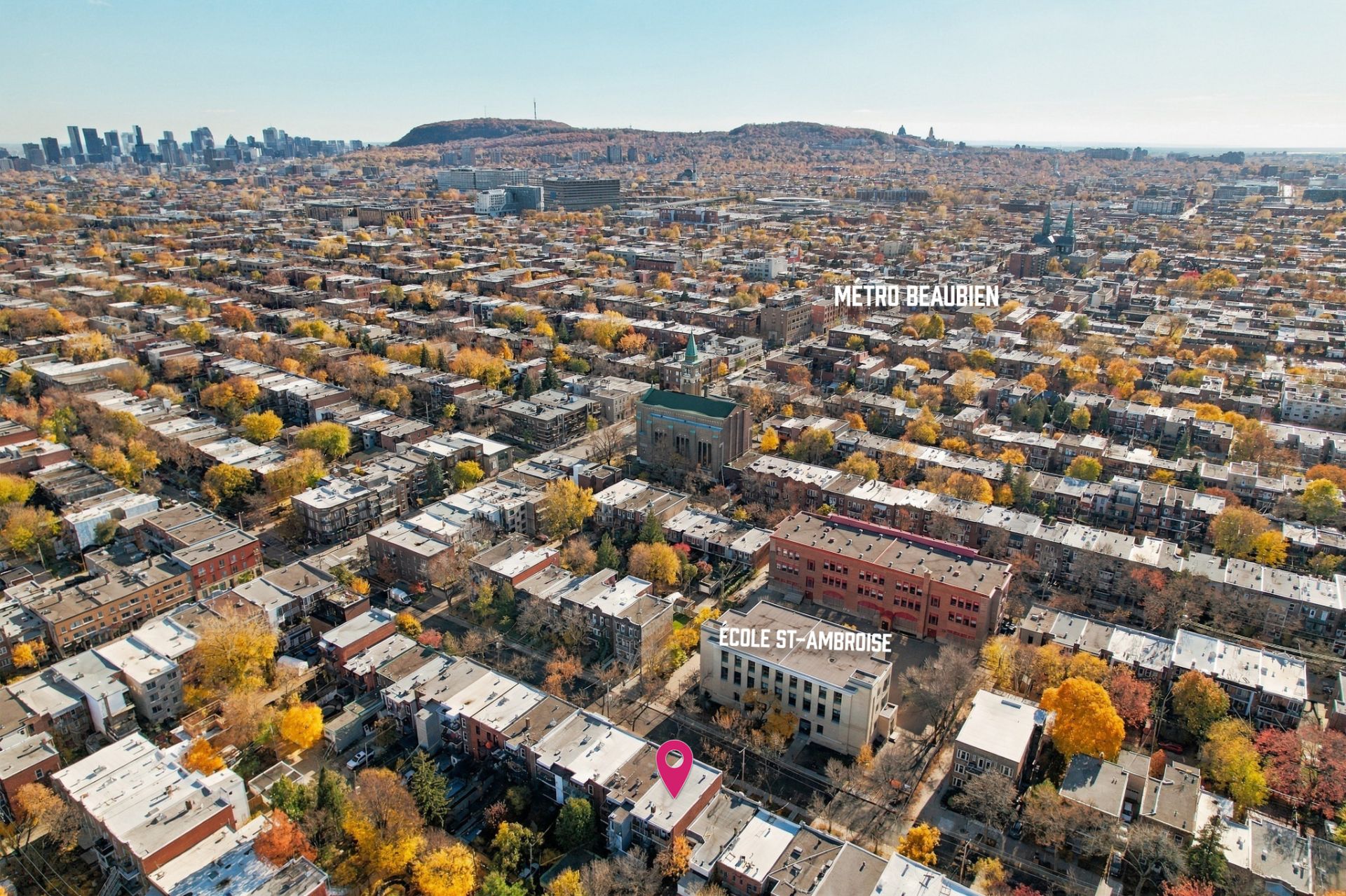 Métro Beaubien et école St-Ambroise