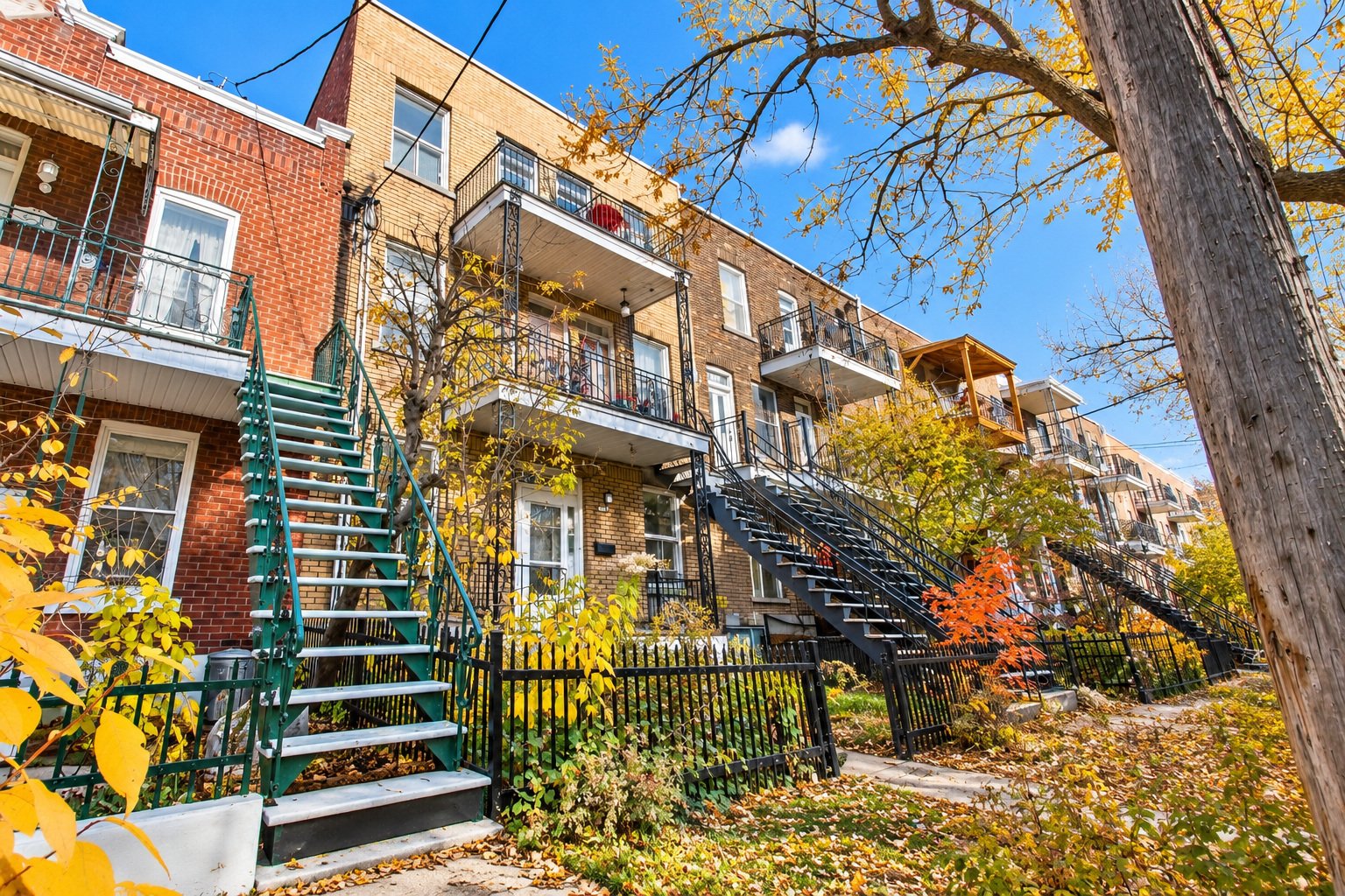 Front stairs, residential street