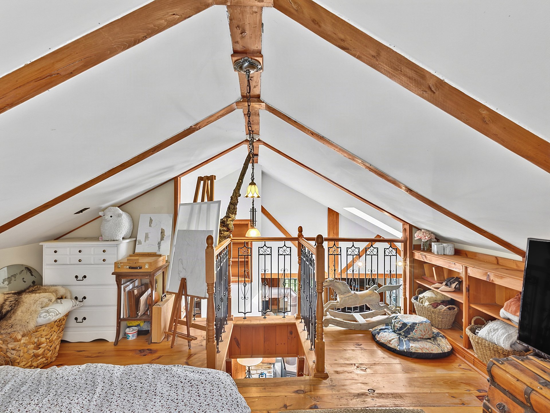 Utilisé comme chambre