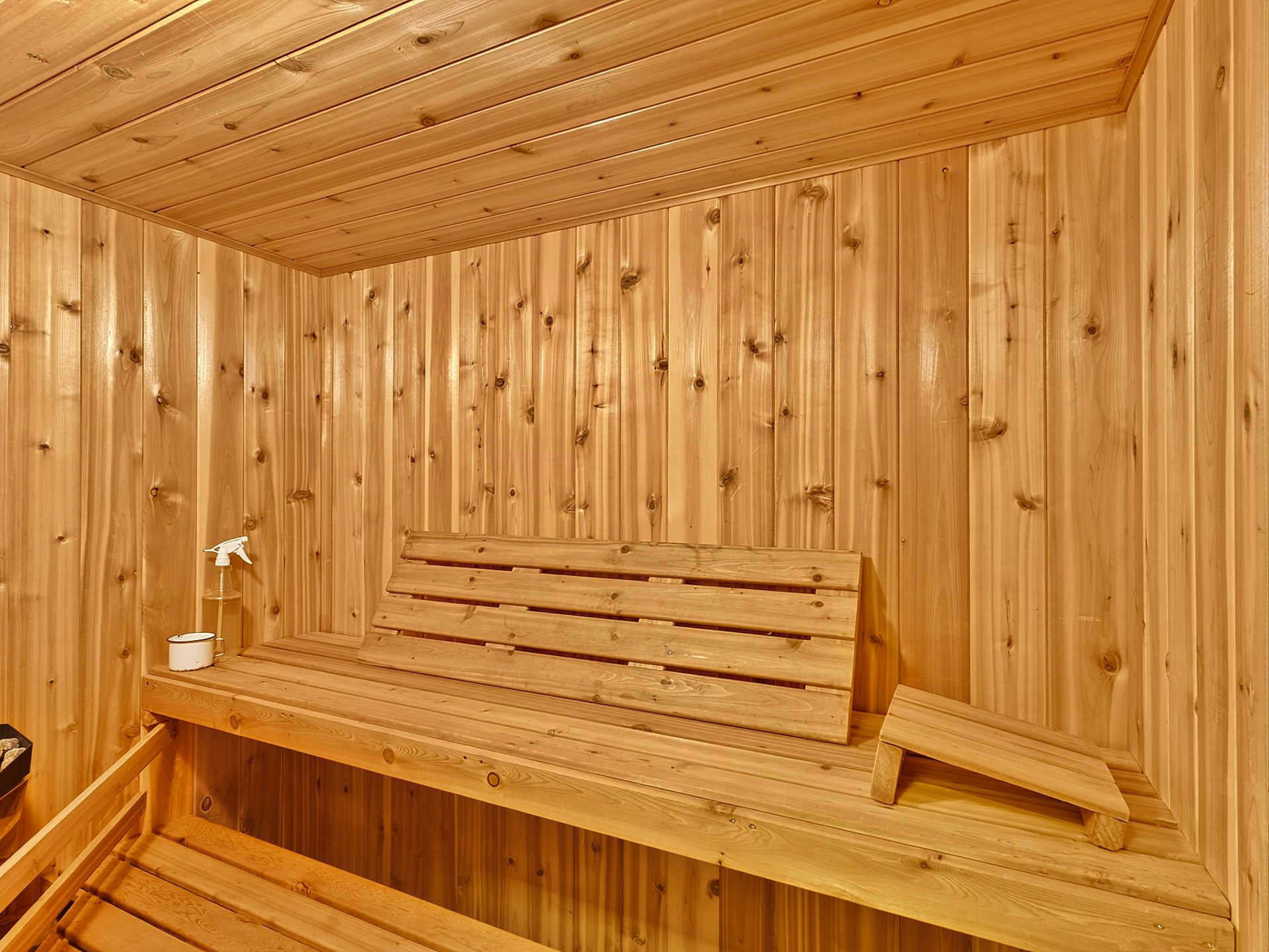 Sauna au sous-sol