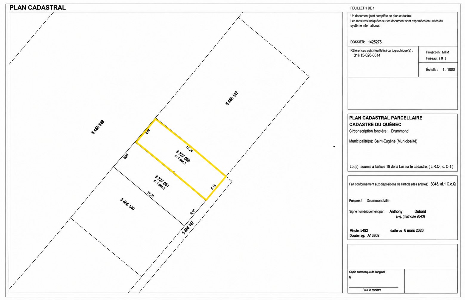 Plan (croquis)