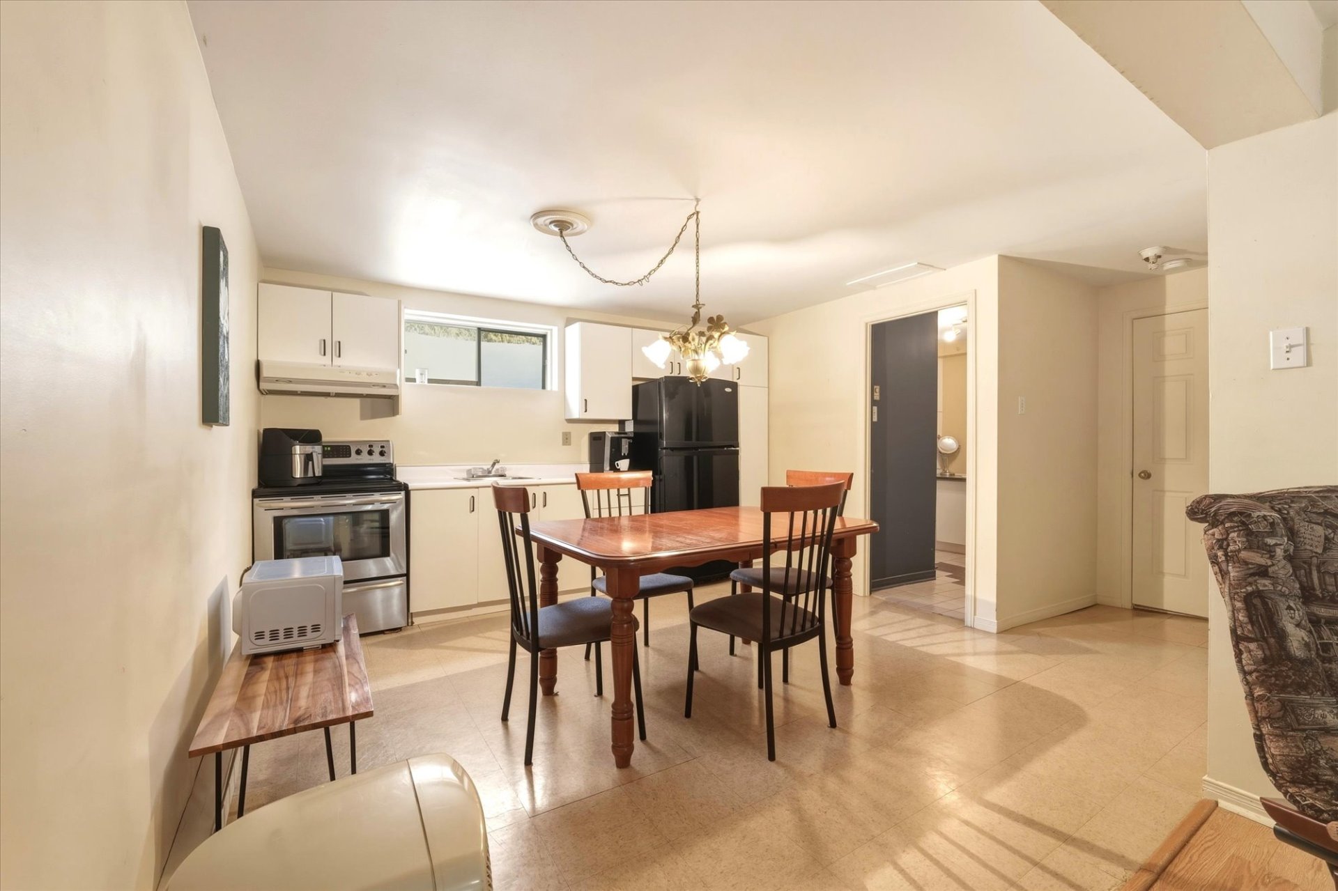 Espace cuisine/salle à manger logement