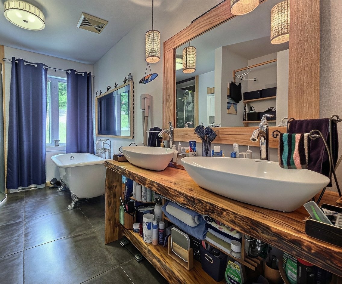 Salle de bains attenante à la CCP