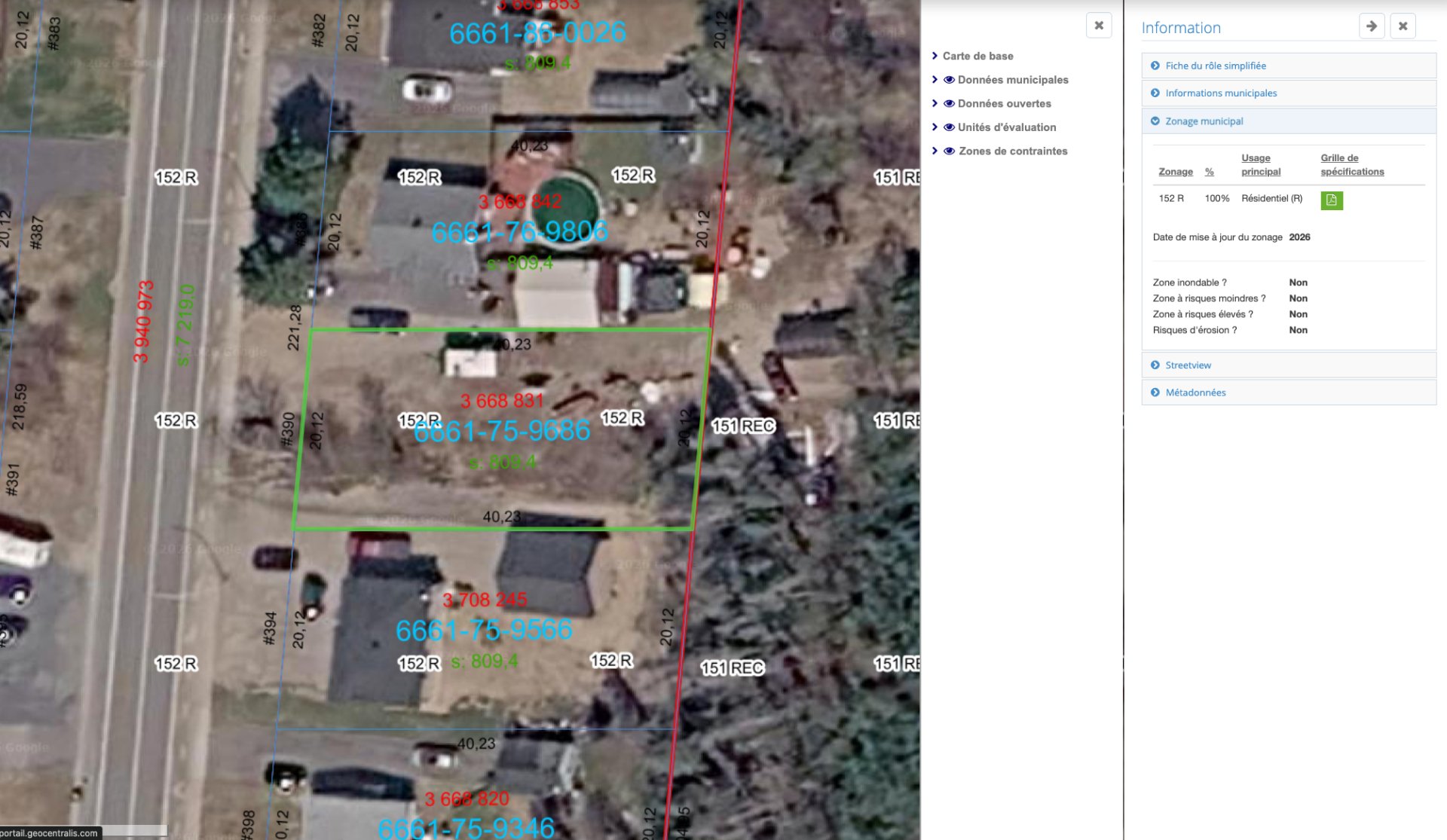 Zonage