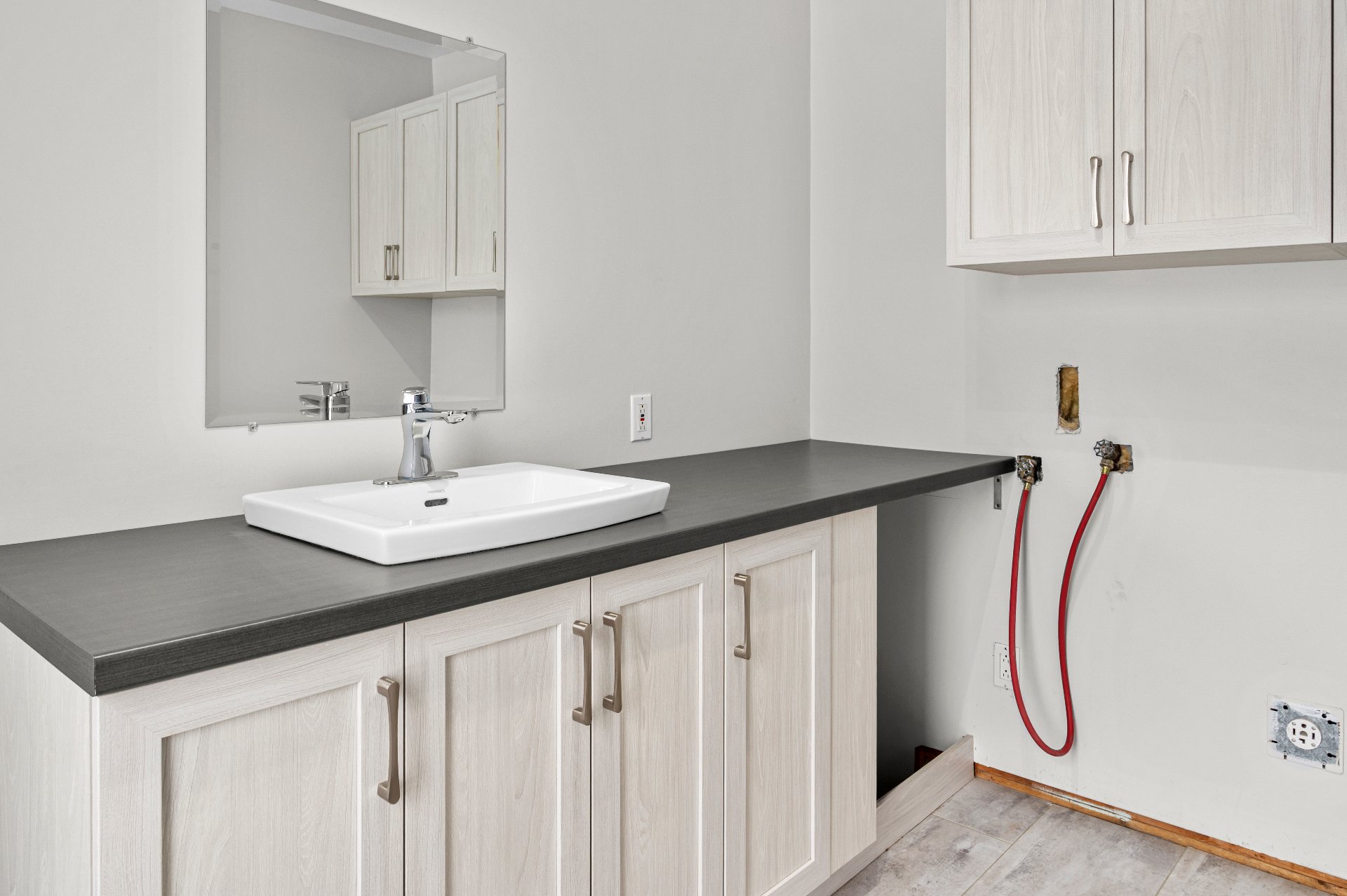 avec installation laveuse-sécheuse