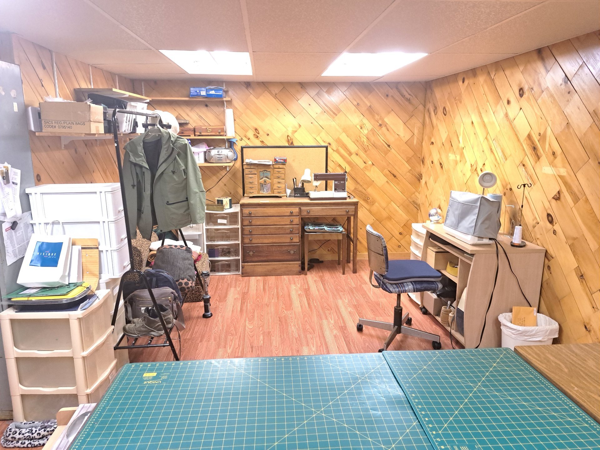 Sewing room