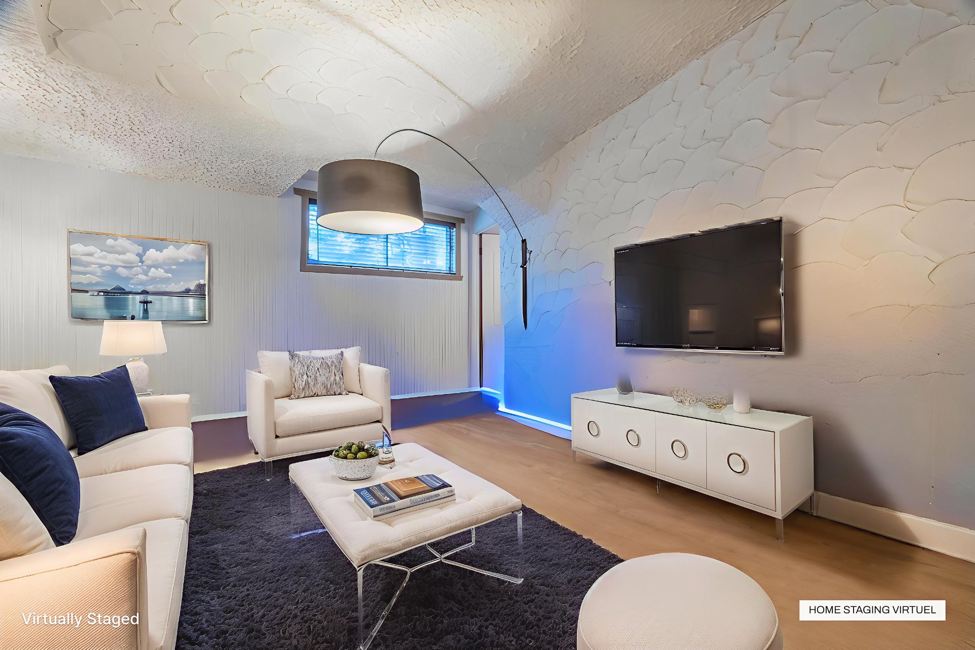 Home Staging Virtuel-Actuellement salle familiale