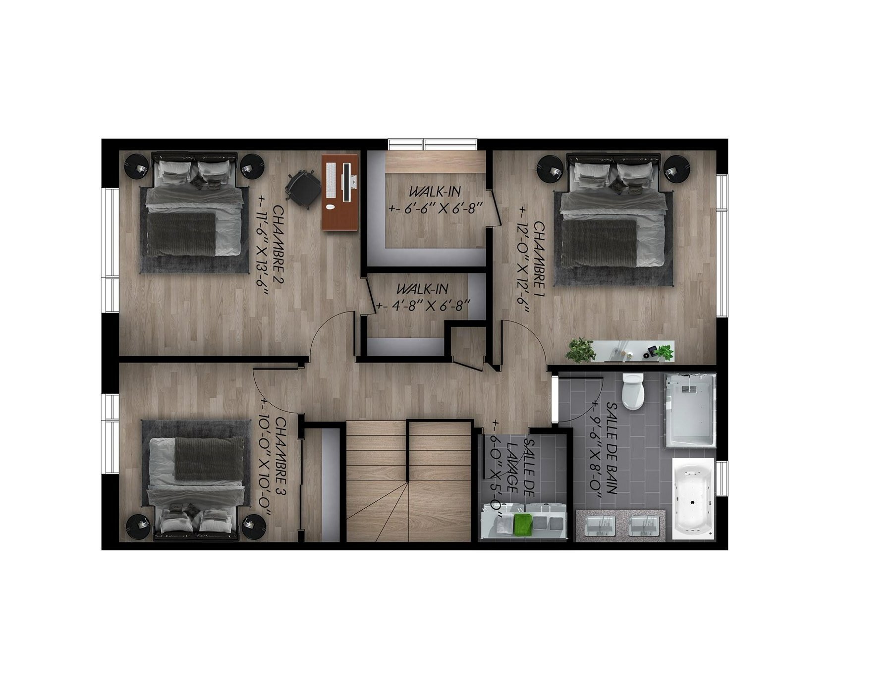 Second floor, option 3