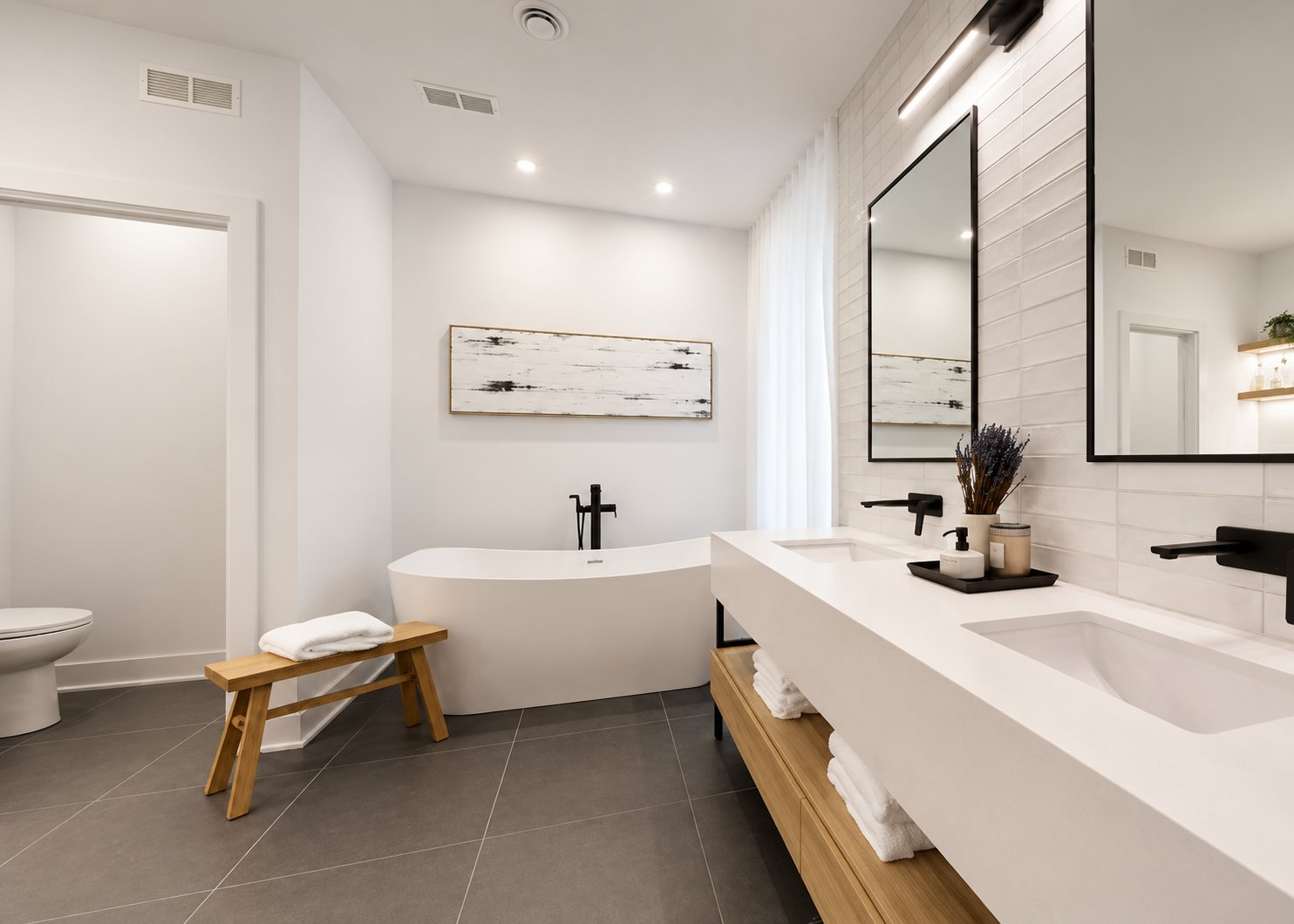 Salle de bains attenante à la CCP