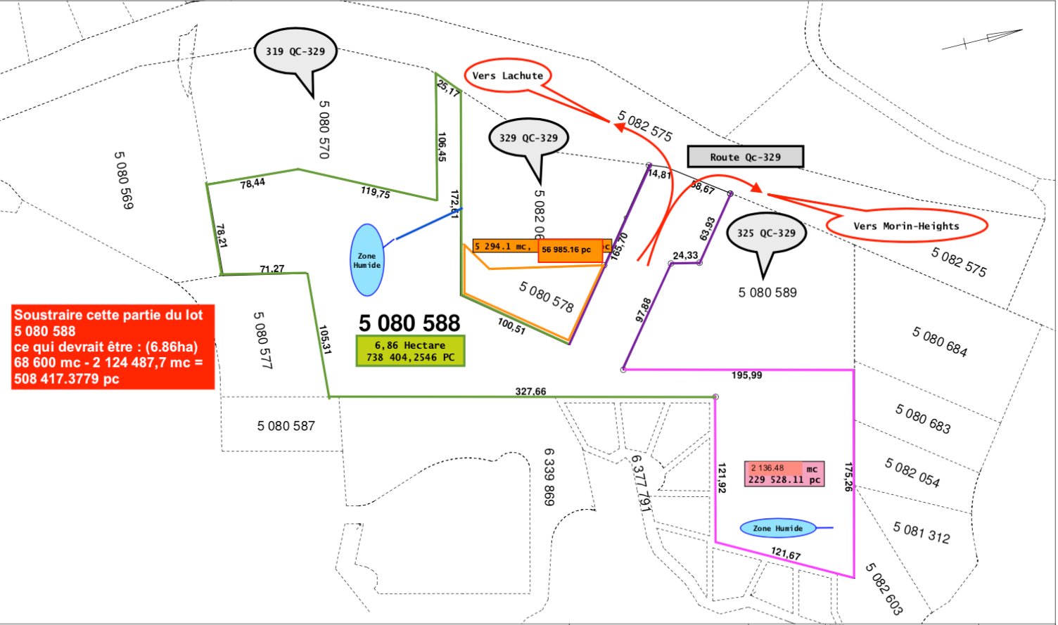 Description technique Terrain 5080578 +