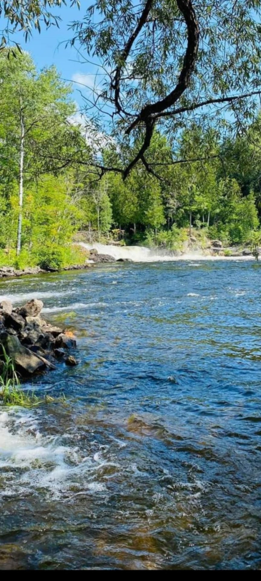 paysage des chutes autour