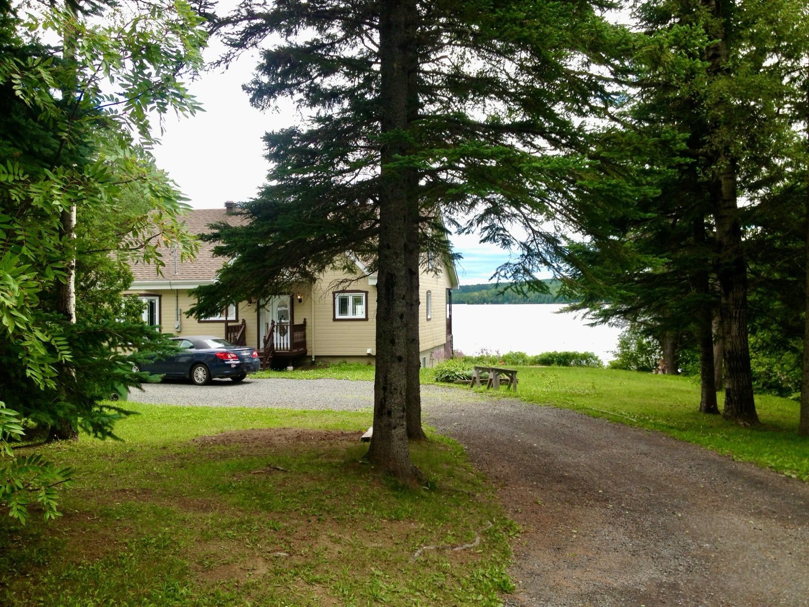 Back facade