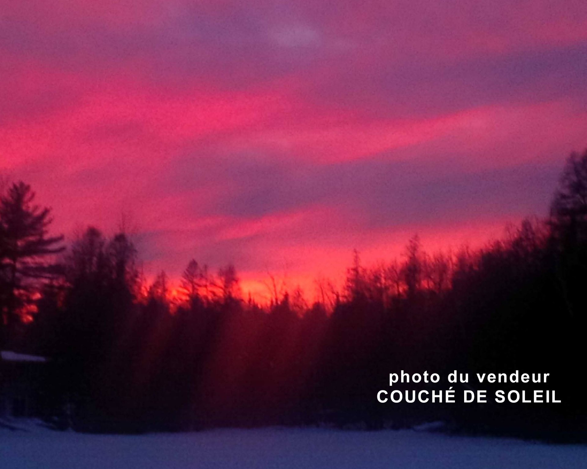 Couché de soleil - Photo du vendeur