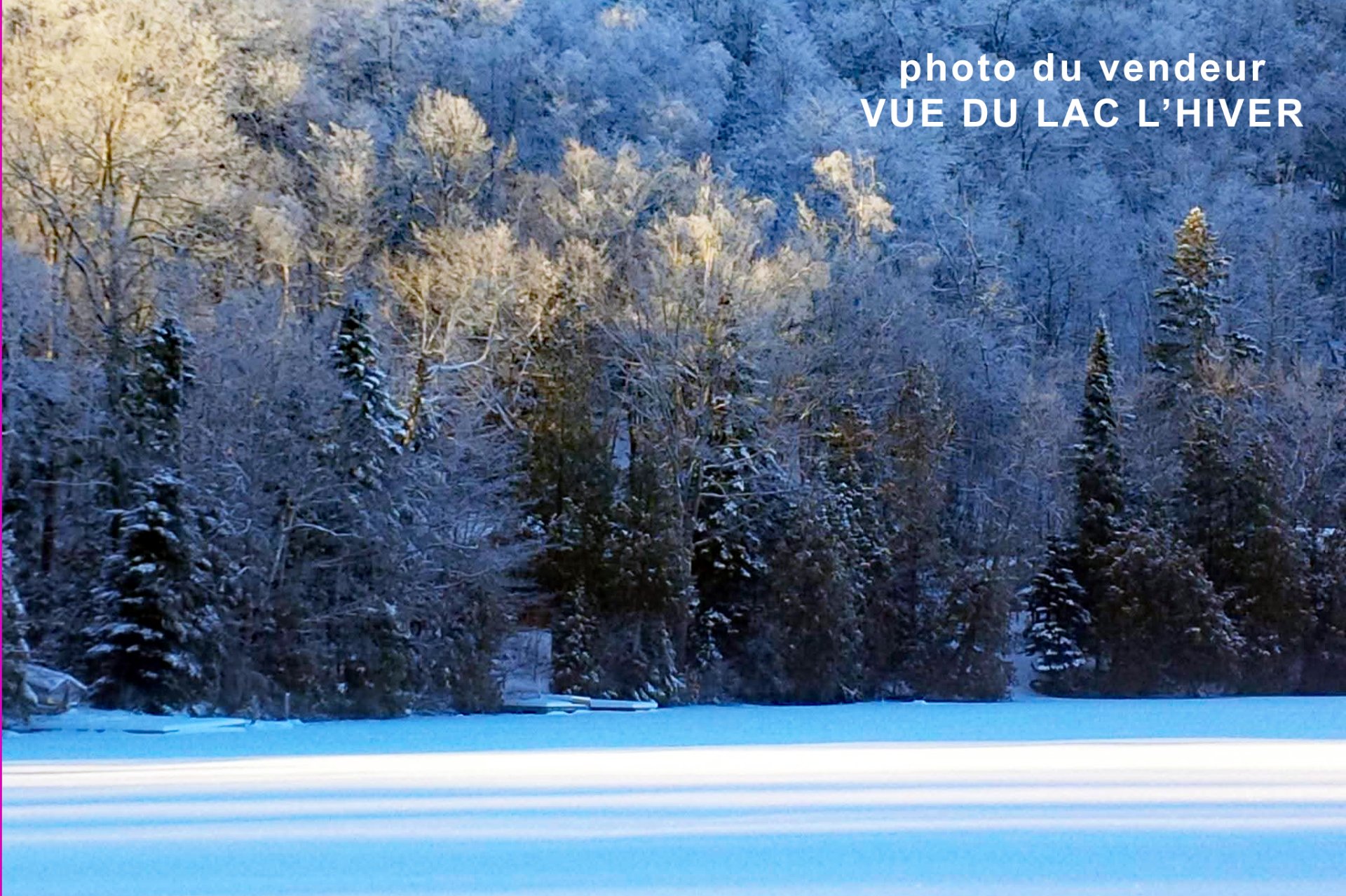 Paysage d'hiver - Photo du vendeur