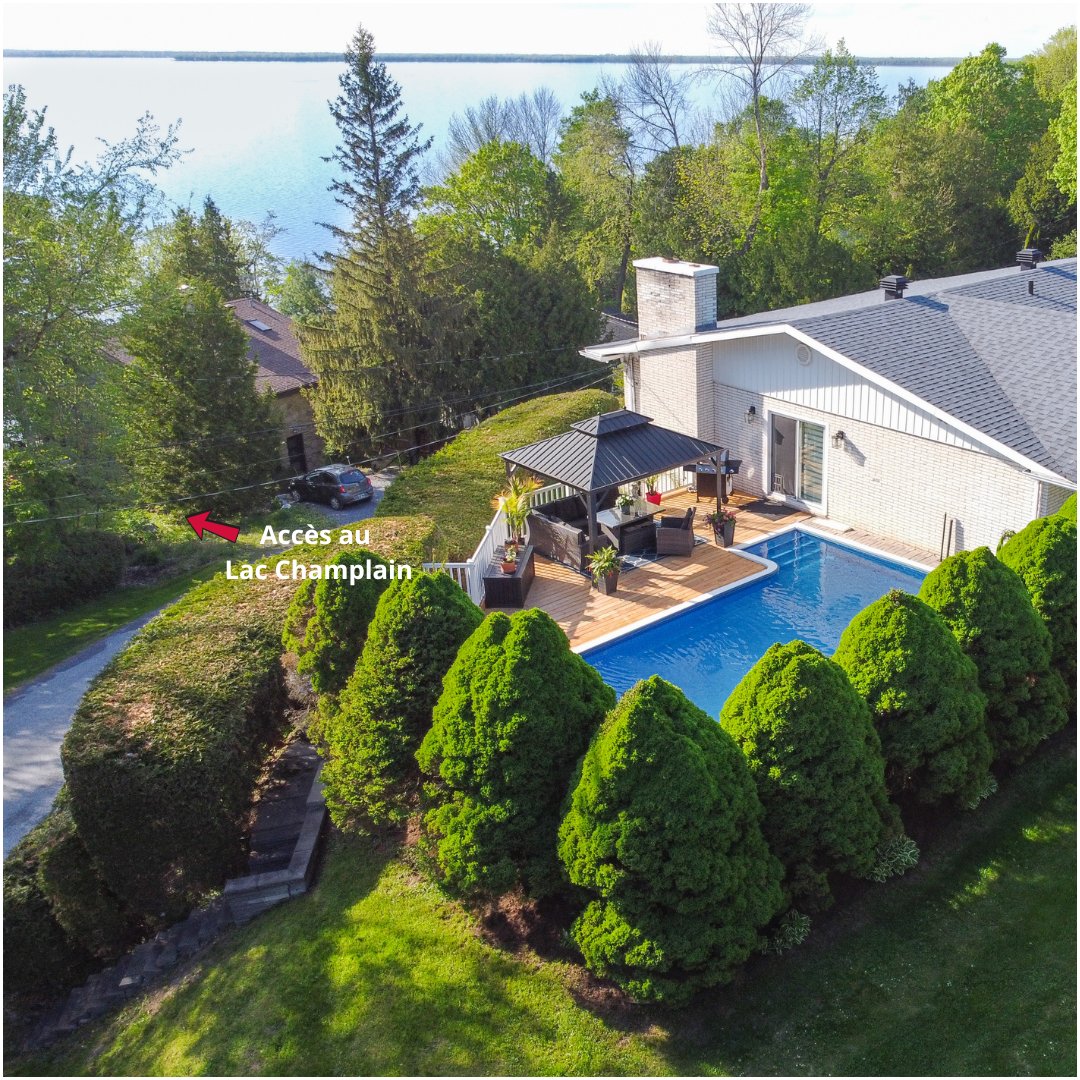 Accès au plan d'eau