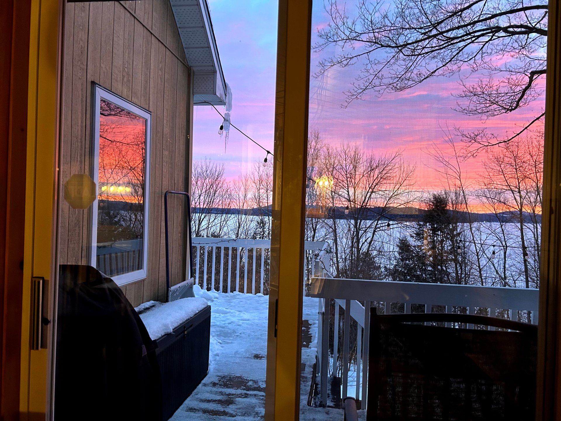 superbe levé de soleil