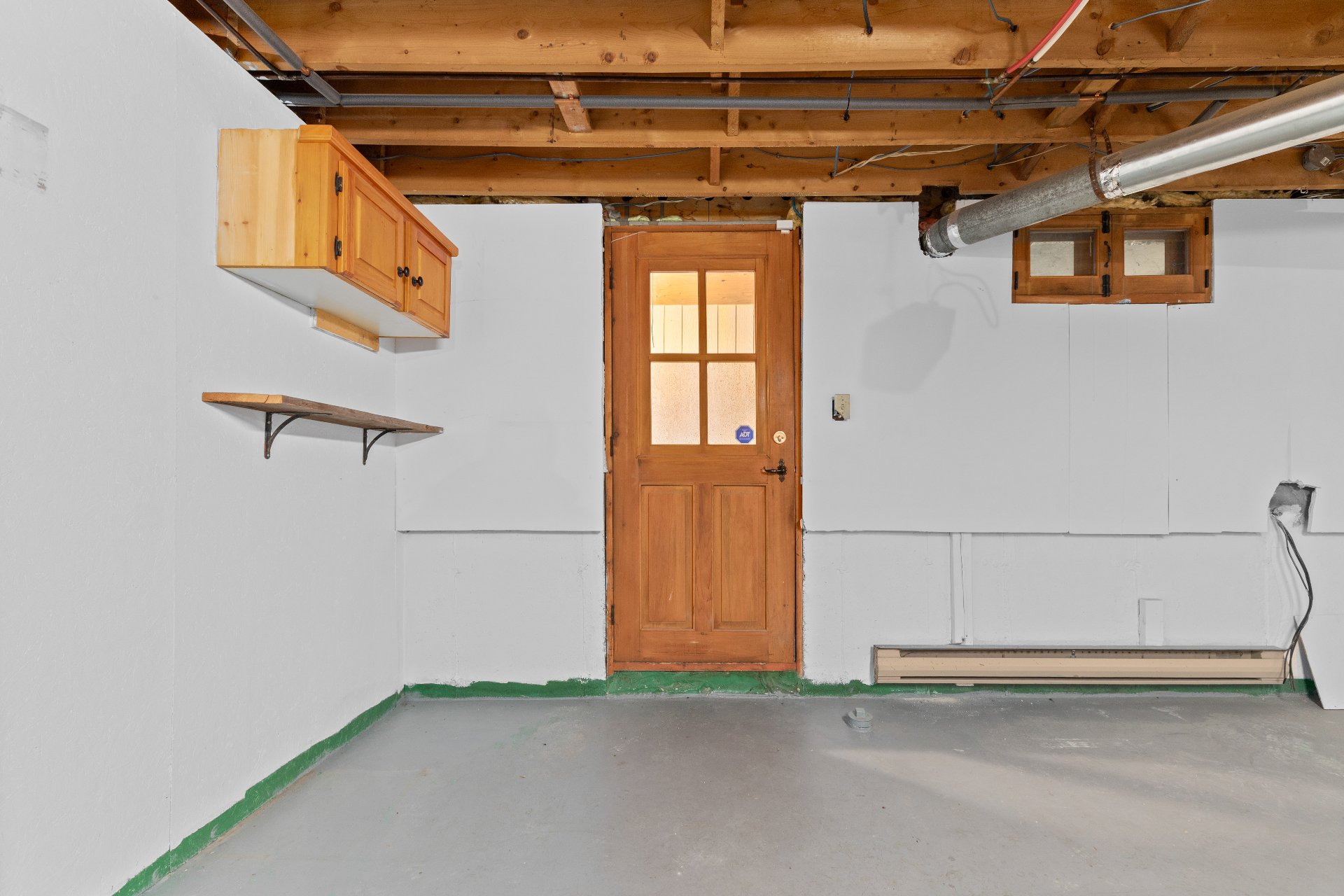 Sortie extérieur sous-sol