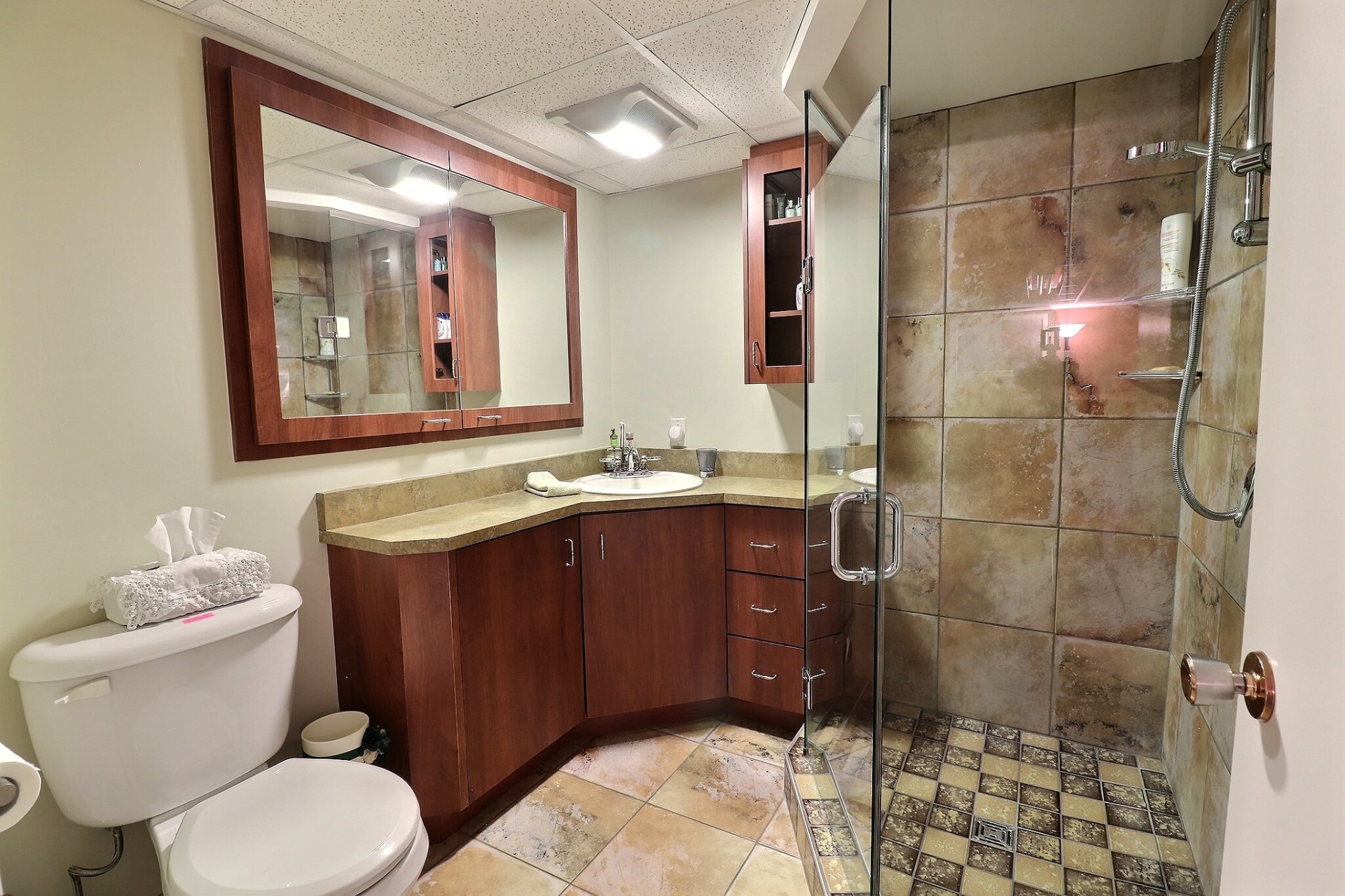 Salle de bain du sous-sol.