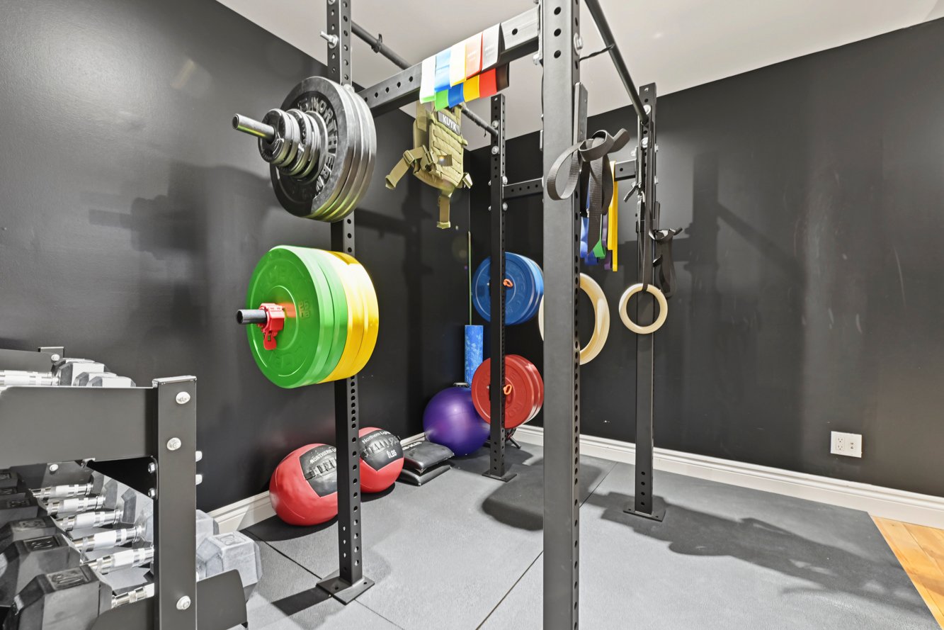 4e chambre présentement utilisée comme gym