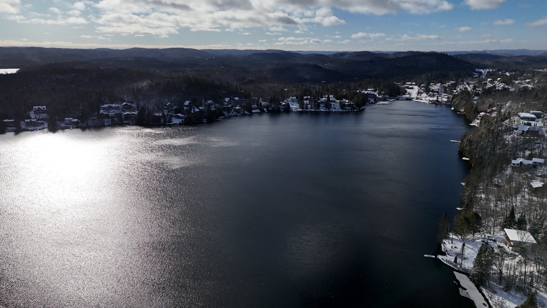 Accès au plan d'eau
