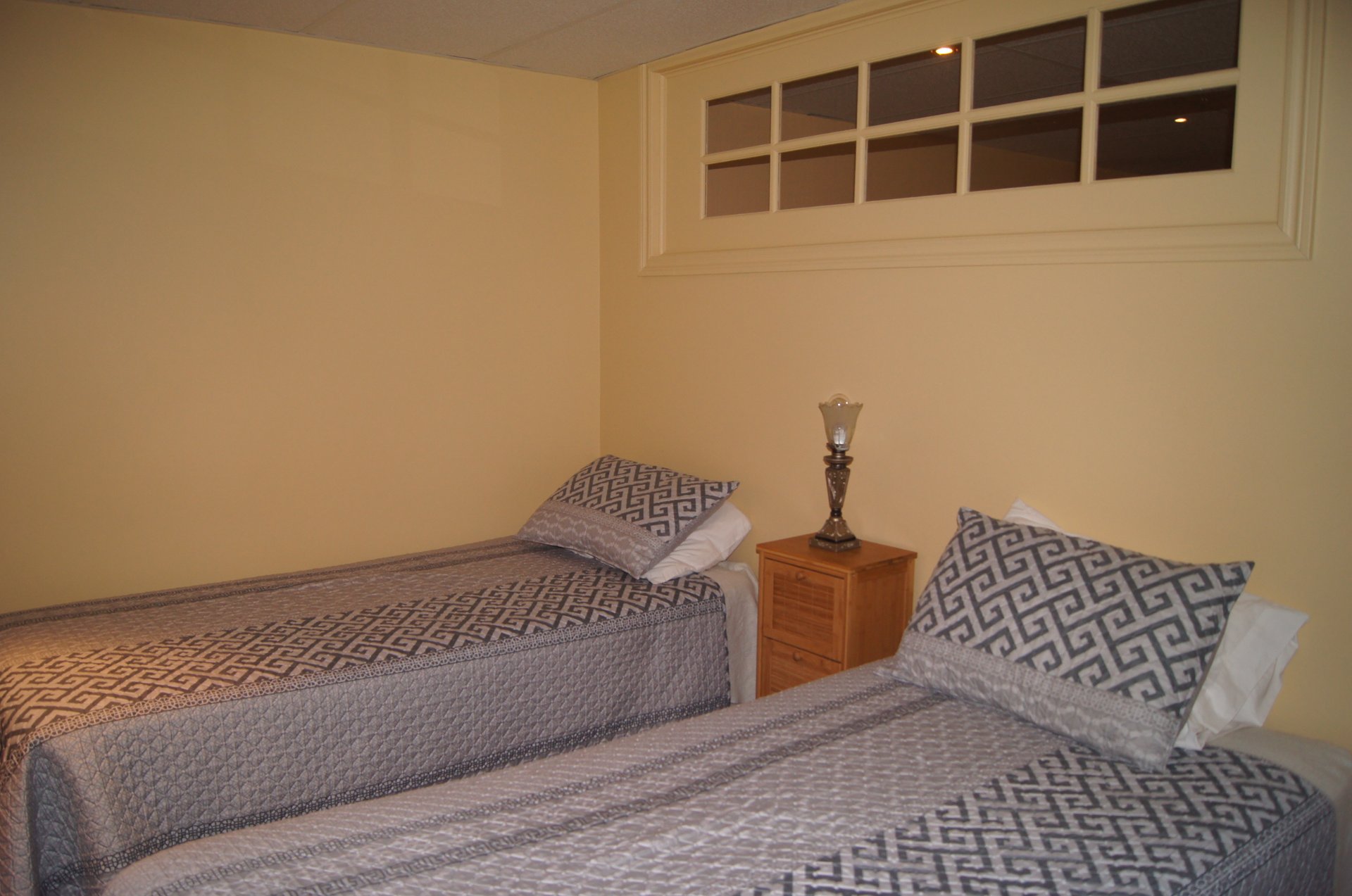 Chambre à coucher sous-sol