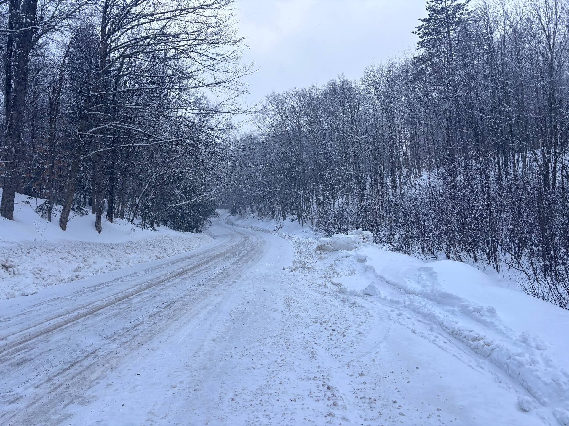 Jonction avec le chemin West-Hill
