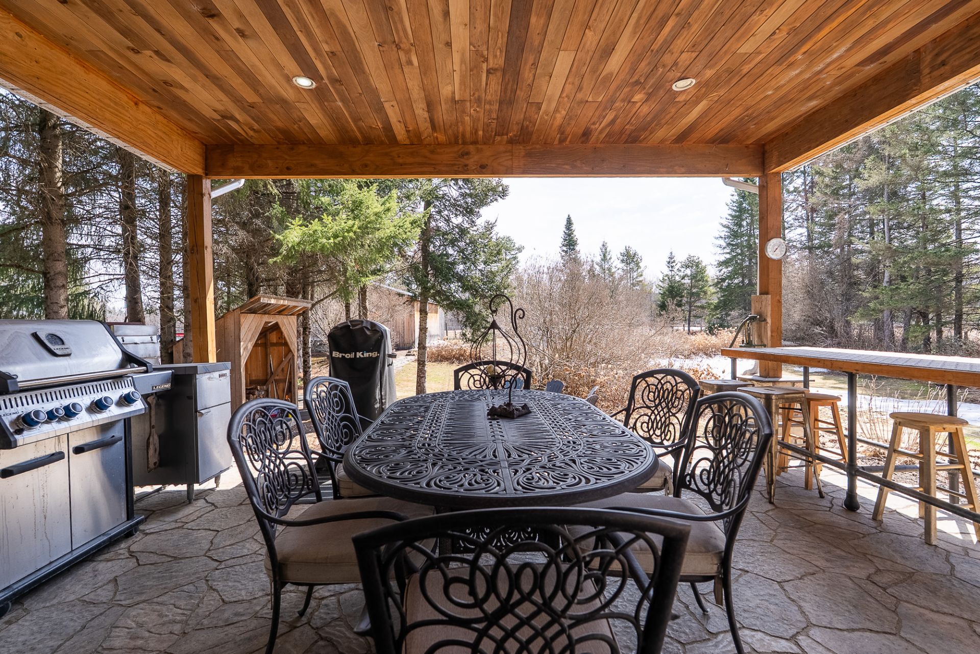 Cuisine d'été extérieure