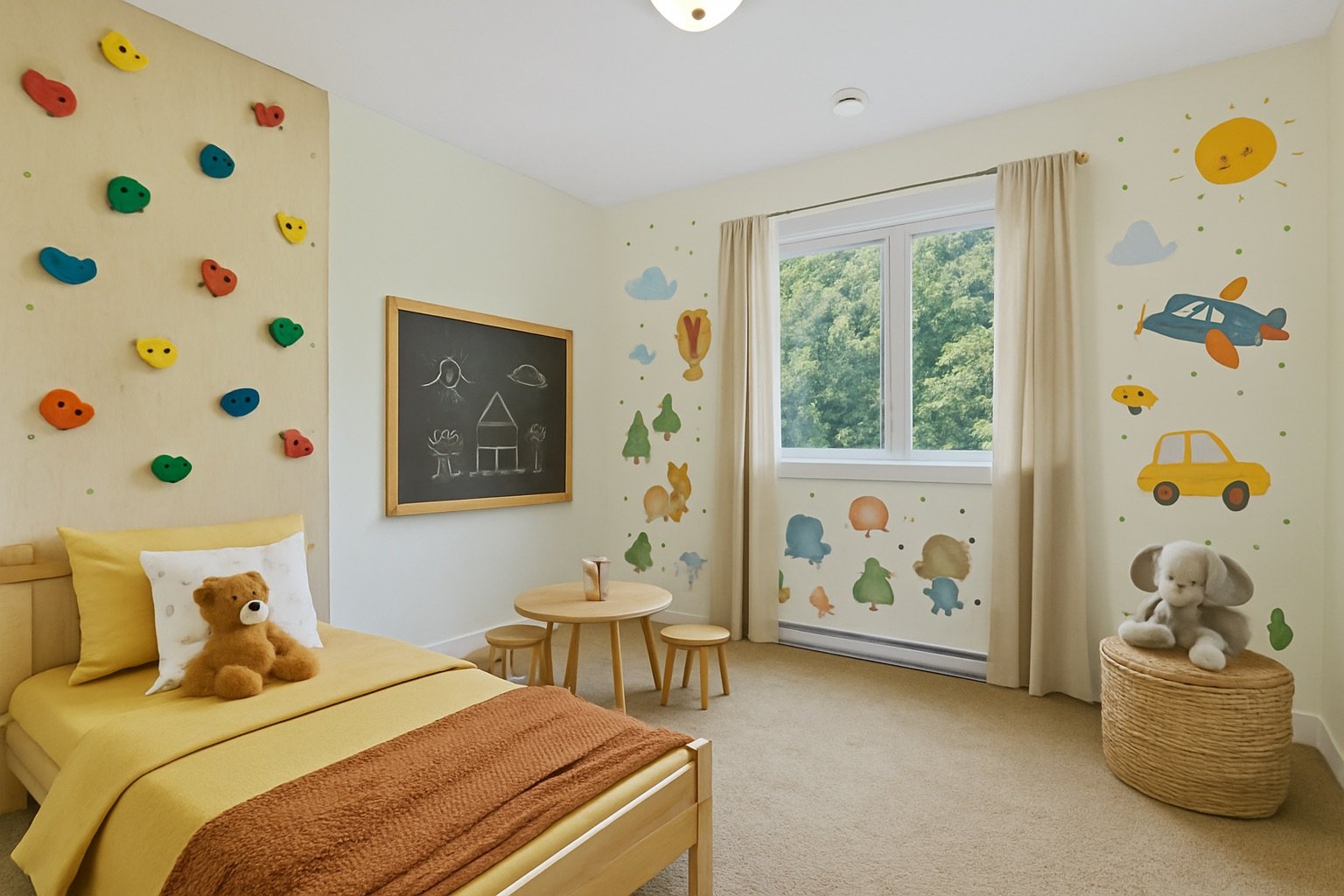 Chambre à coucher 2, décoré avec IA