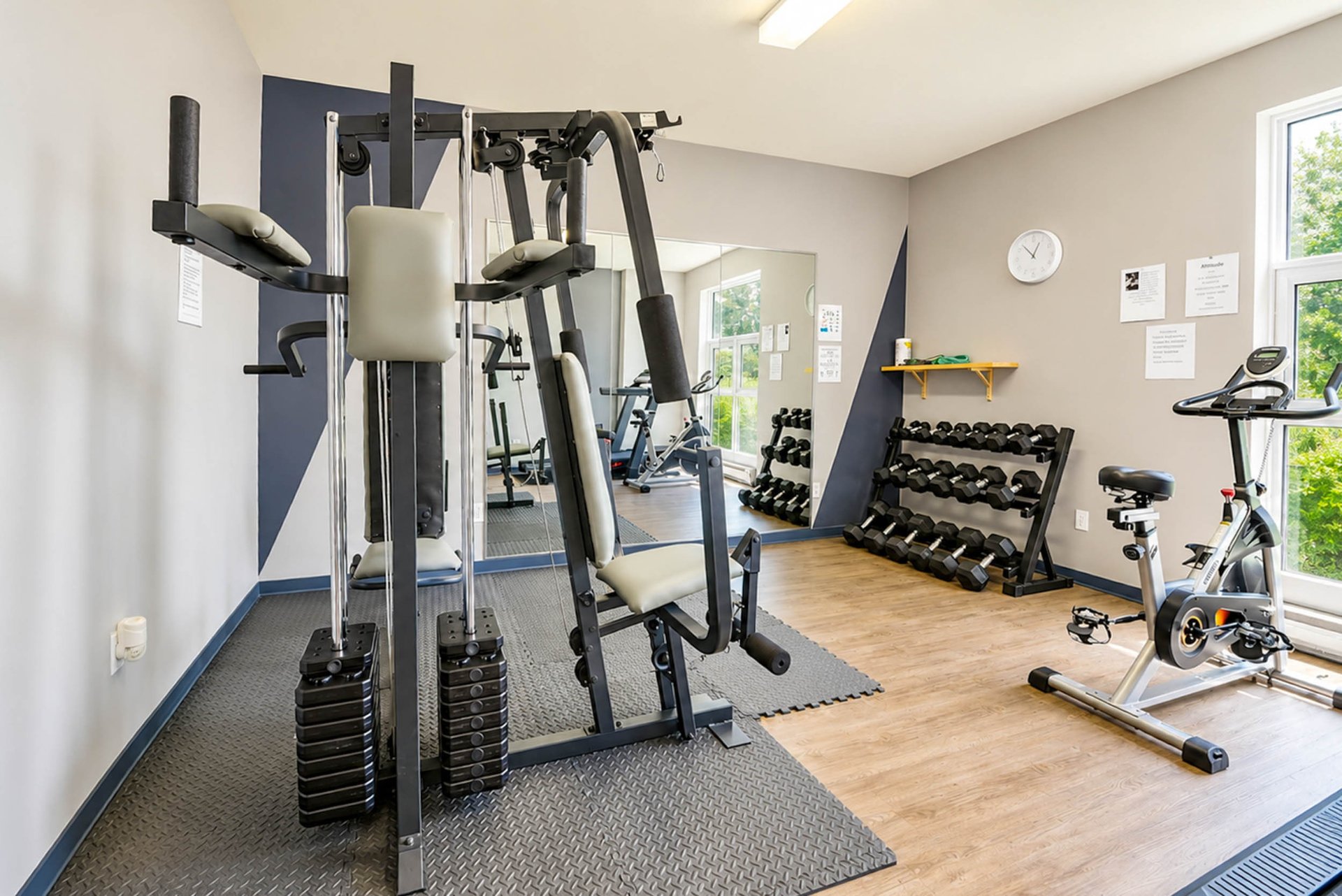 Salle d'exercice