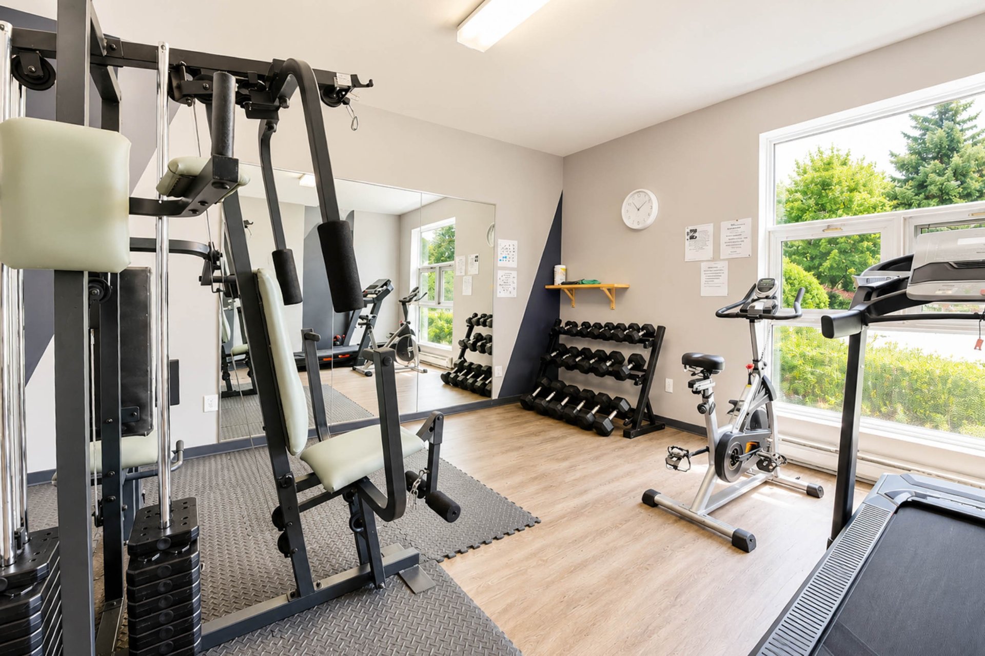 Salle d'exercice