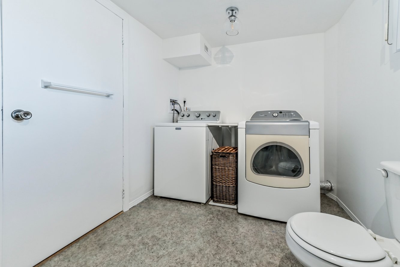 Espace laveuse et sécheuse