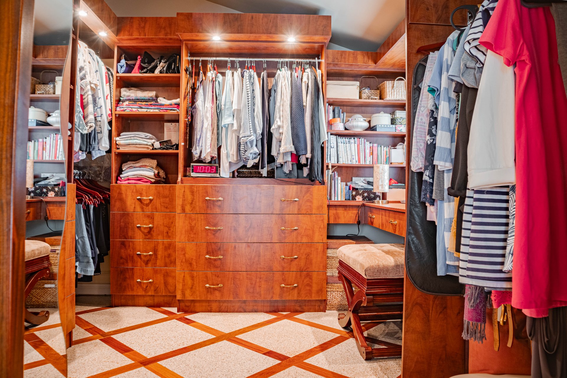 Penderie de la chambre à coucher principale