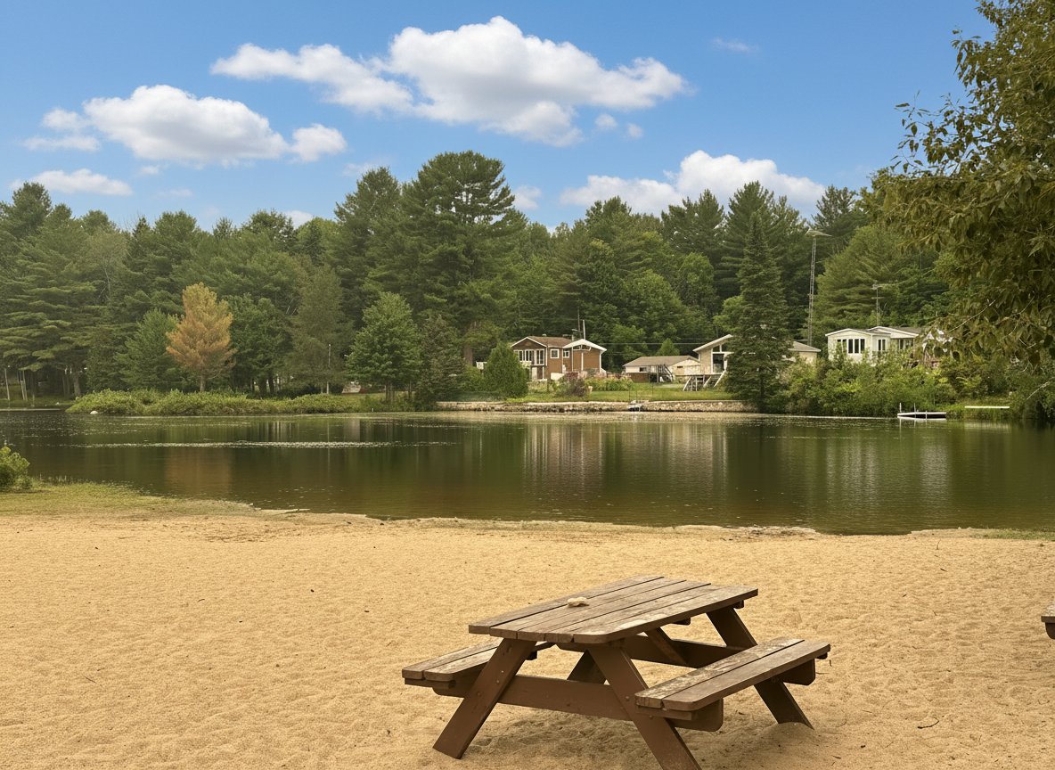 Parc et plage municipale