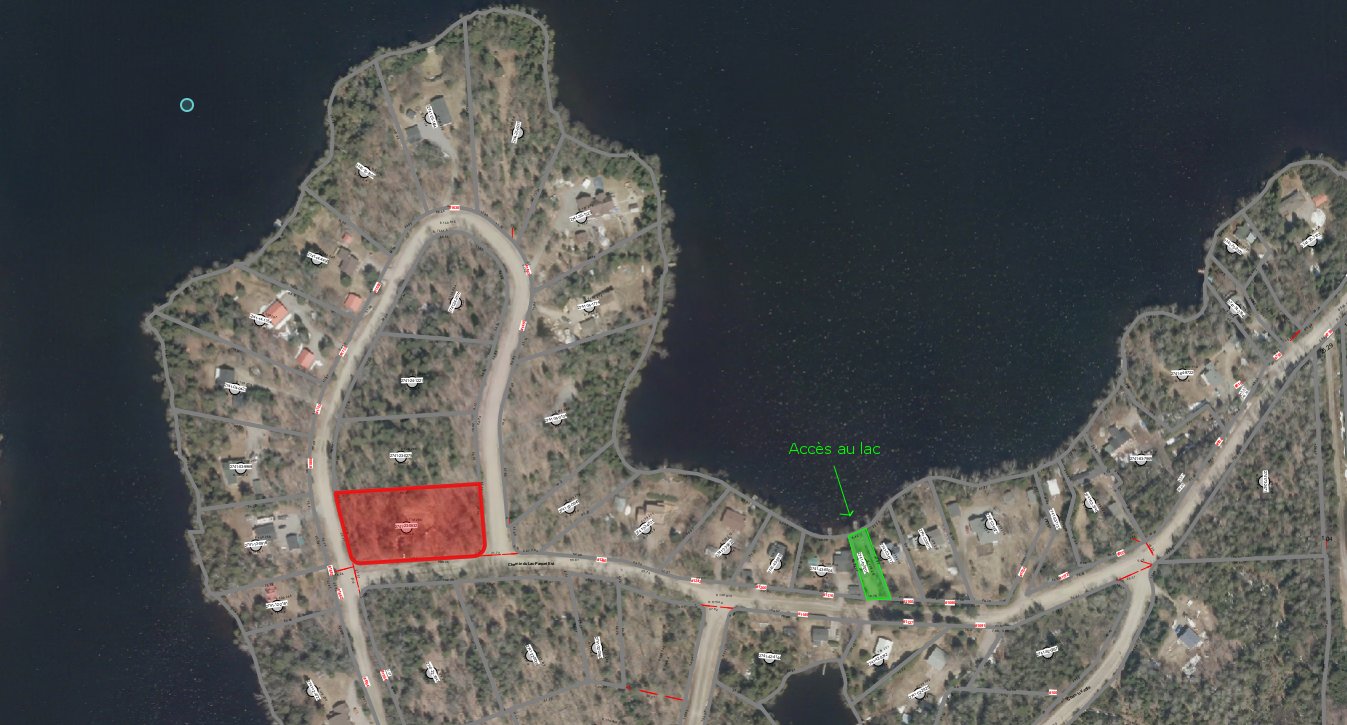 Accès au plan d'eau