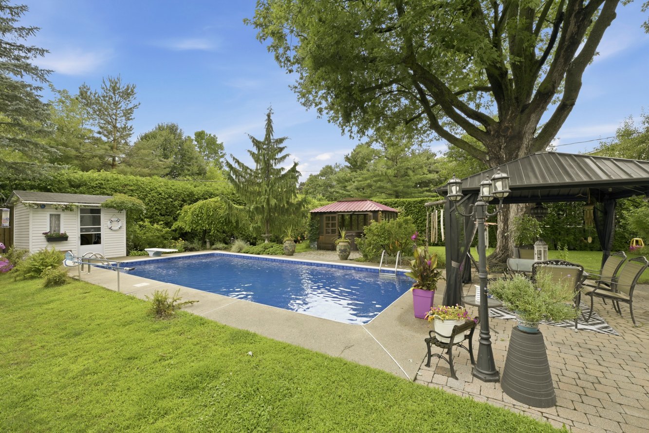 Piscine creusée, terrain orienté au sud