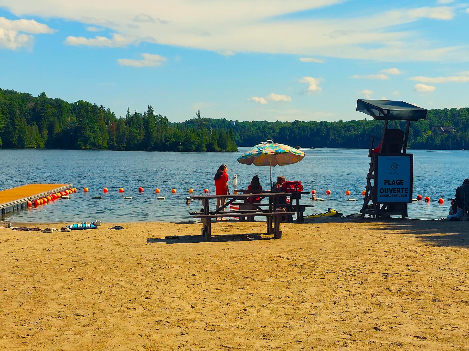 Beach Lake of Islands nearby.