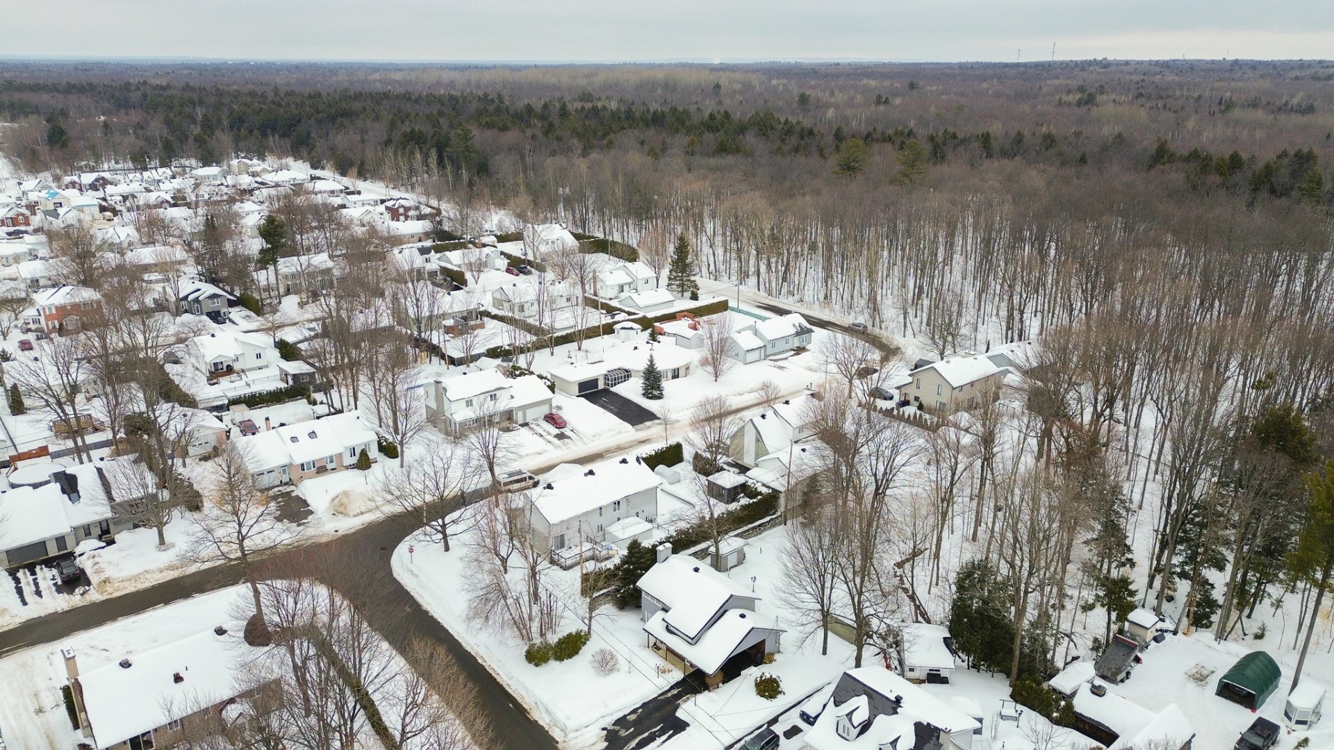 Beau quartier recherché de Pointe-du-Lac