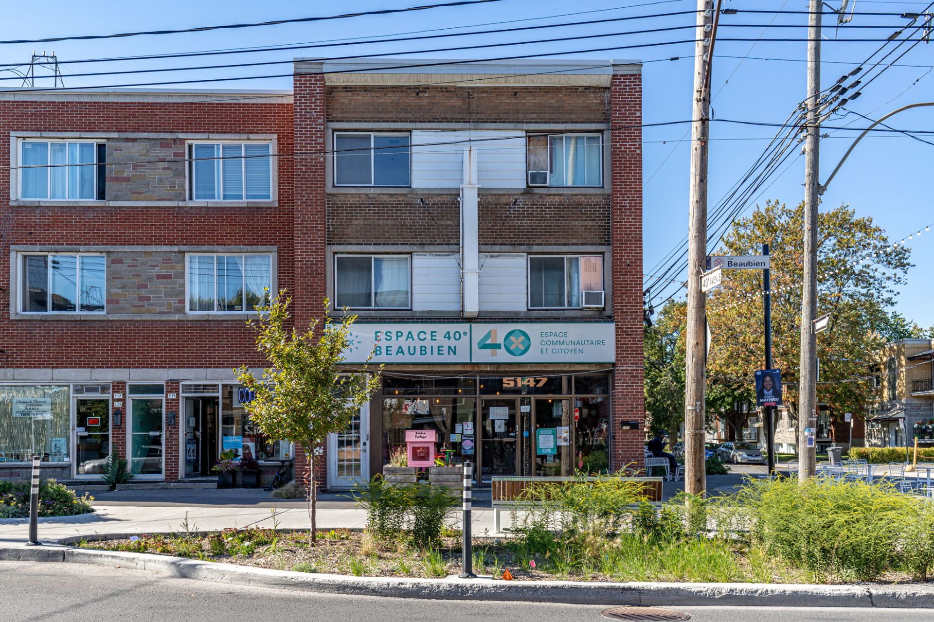 Immeuble au coin de Beaubien et de la 40e Avenue