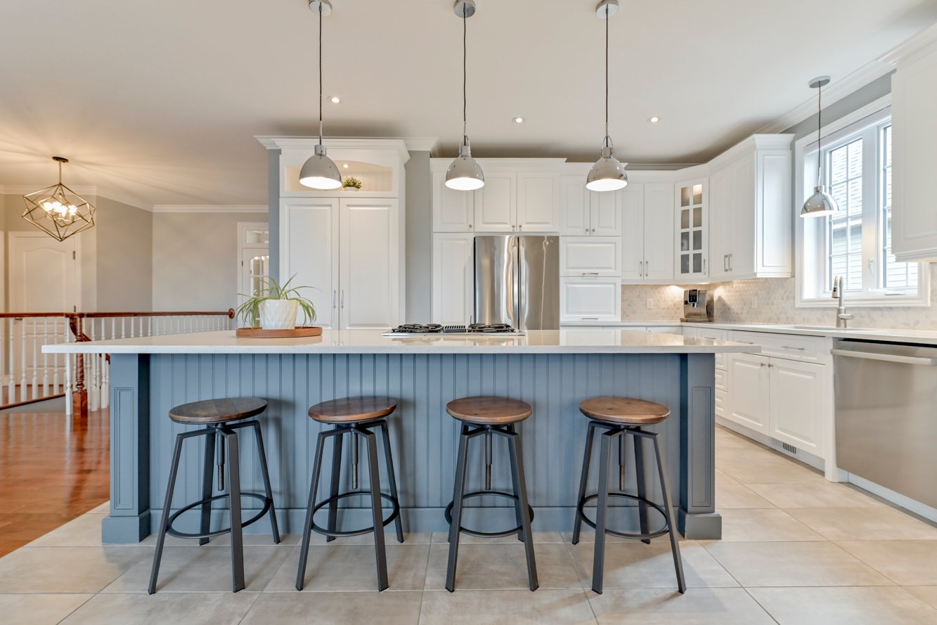 Cuisine moderne rénovée avec goût