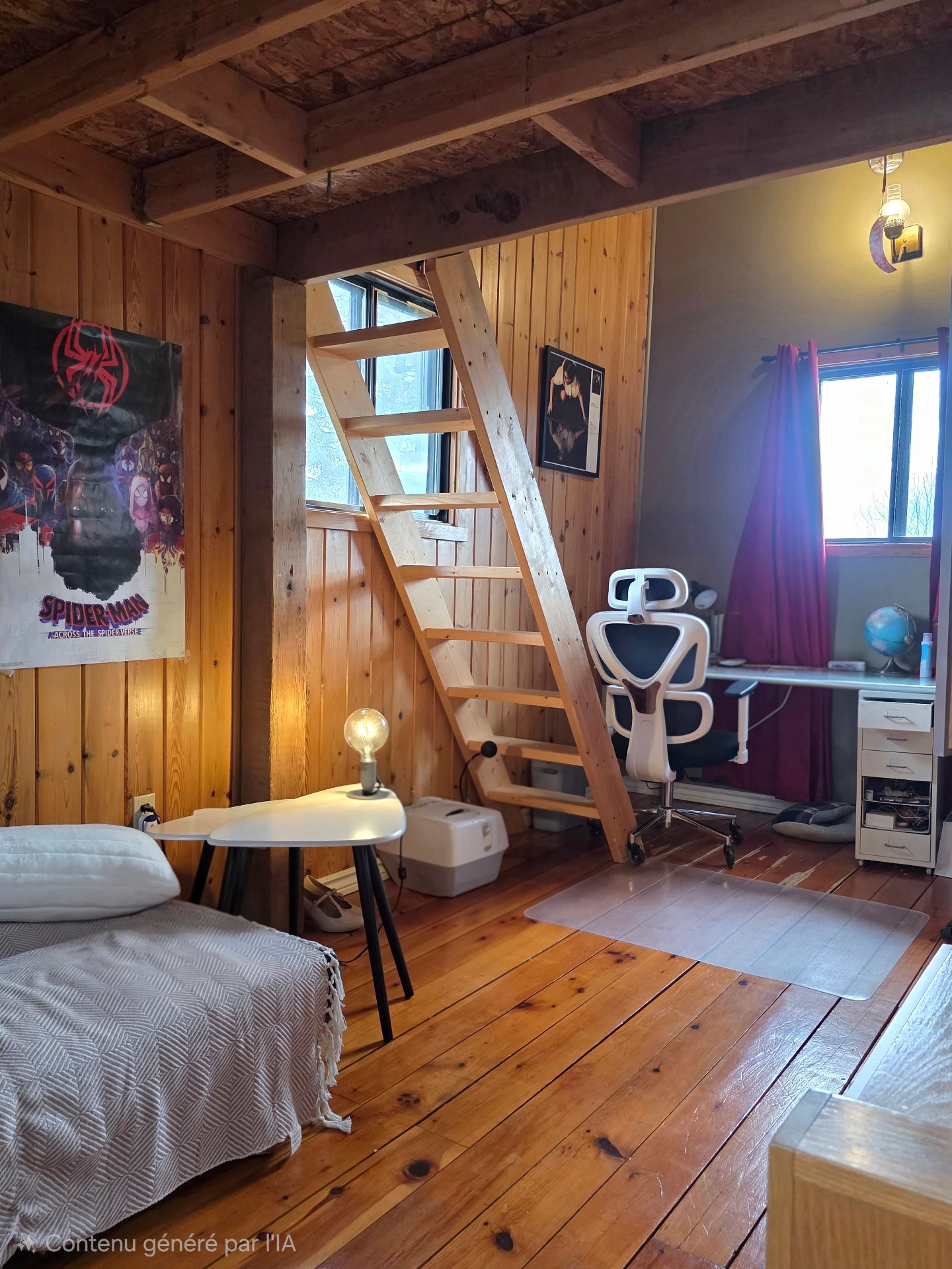 chambre no 2 Avec lit mezzanine