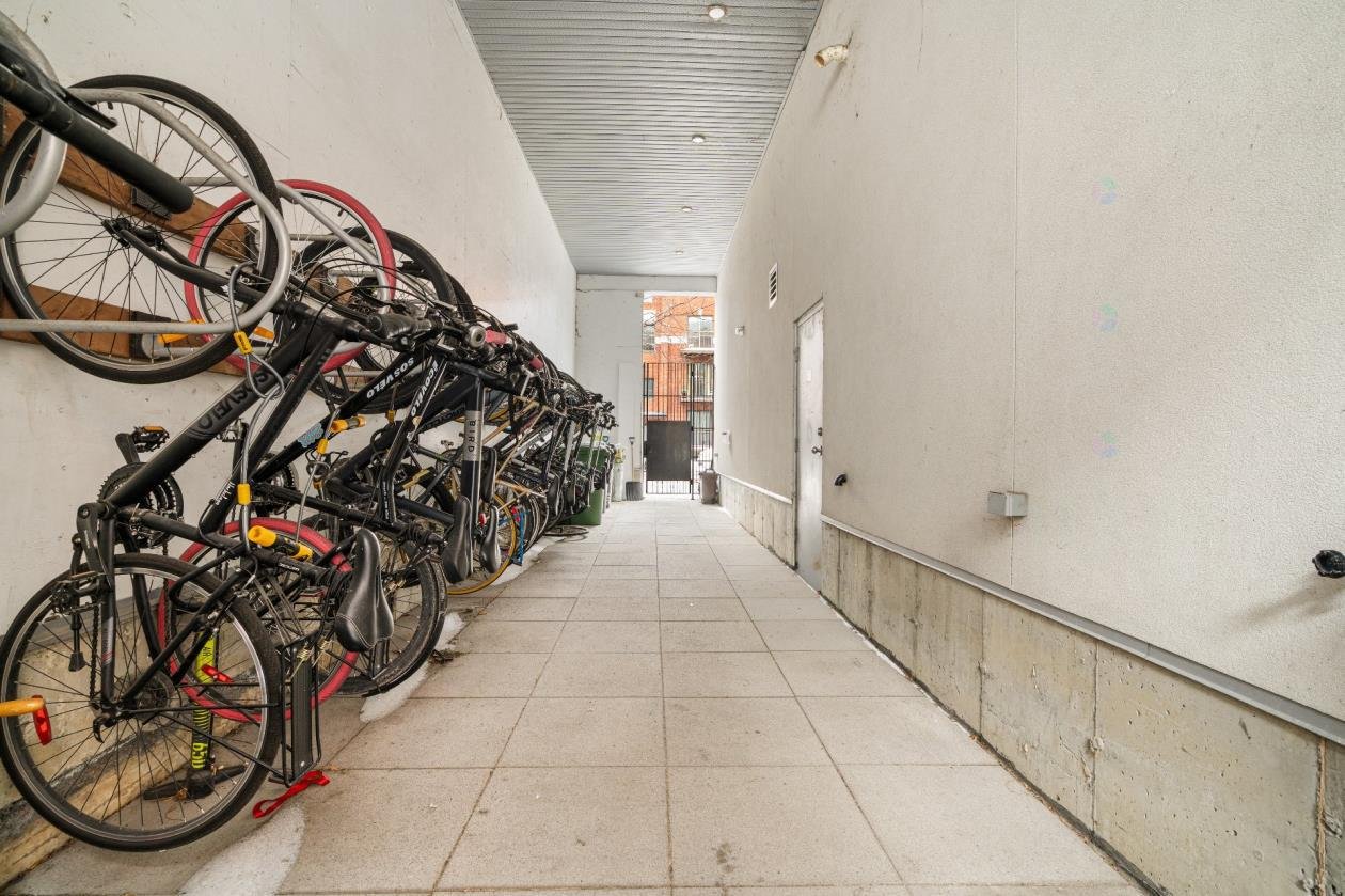 Safe area for bike storage