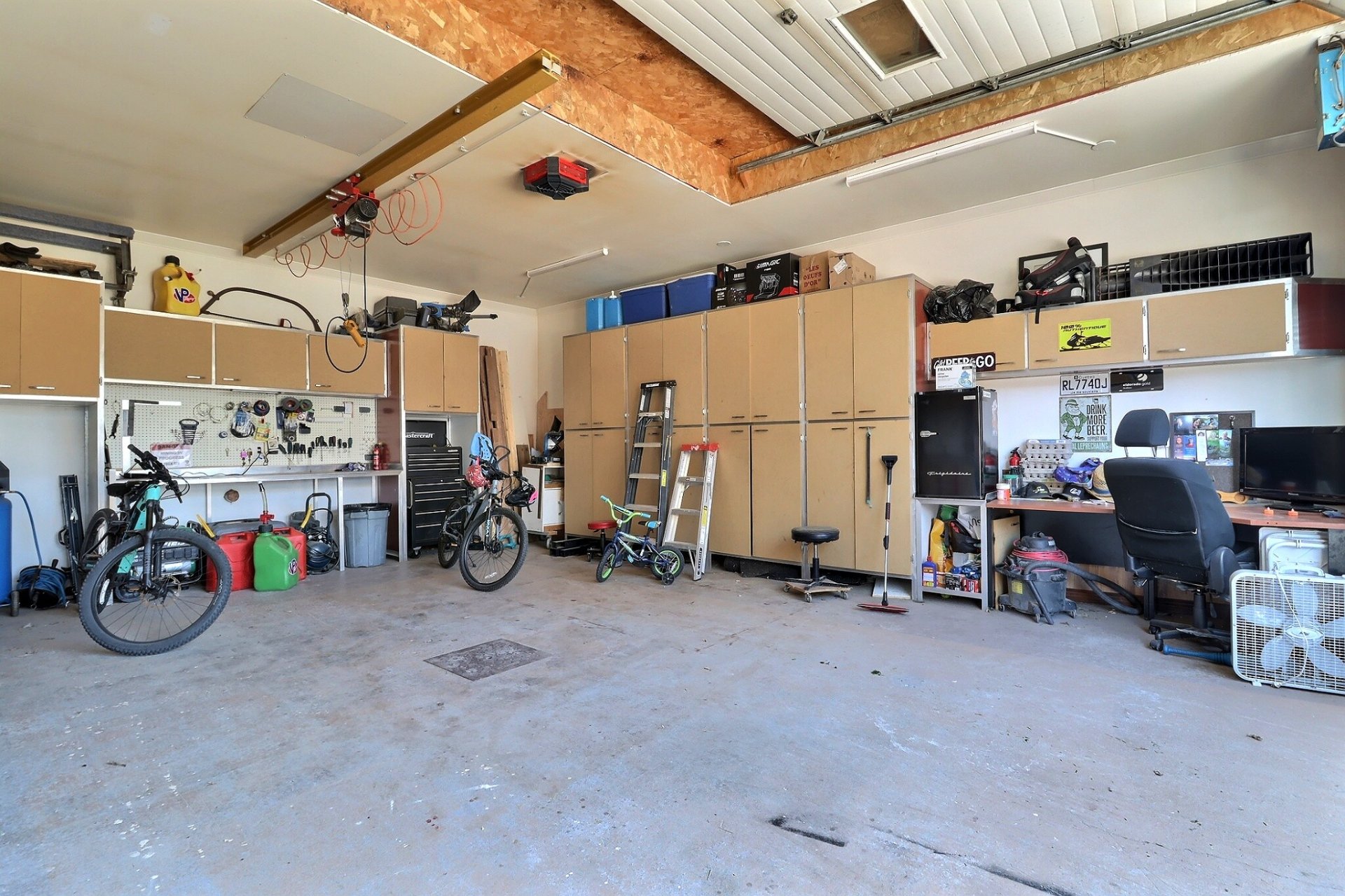 Intérieur du garage