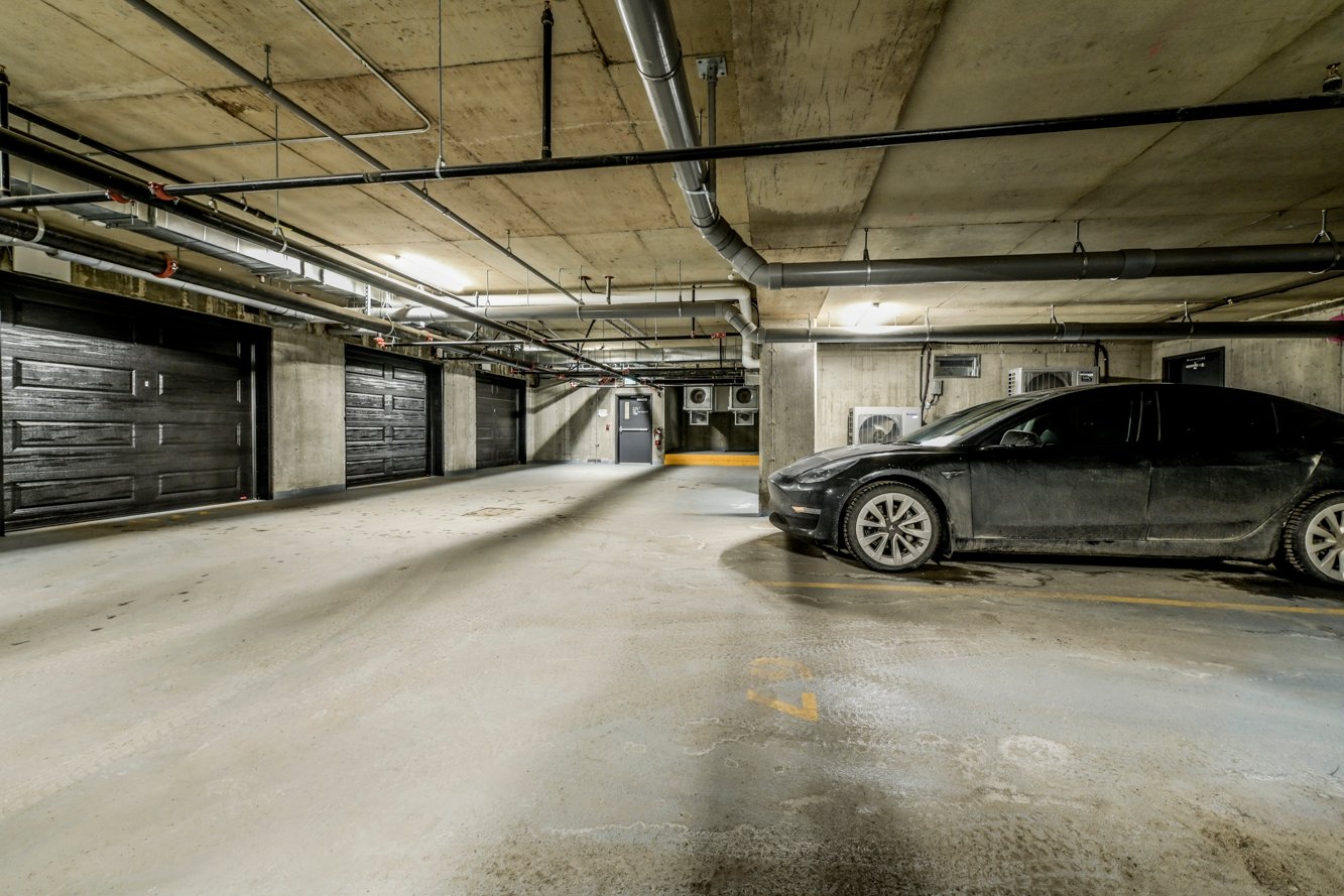 Ascenseur amenant jusqu'au garage