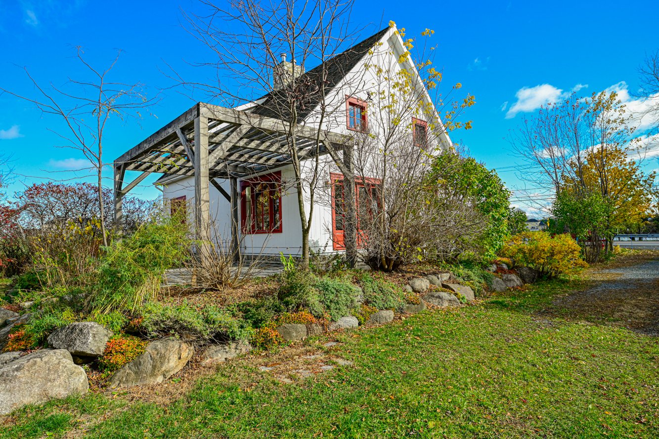 Joli terrain paysager