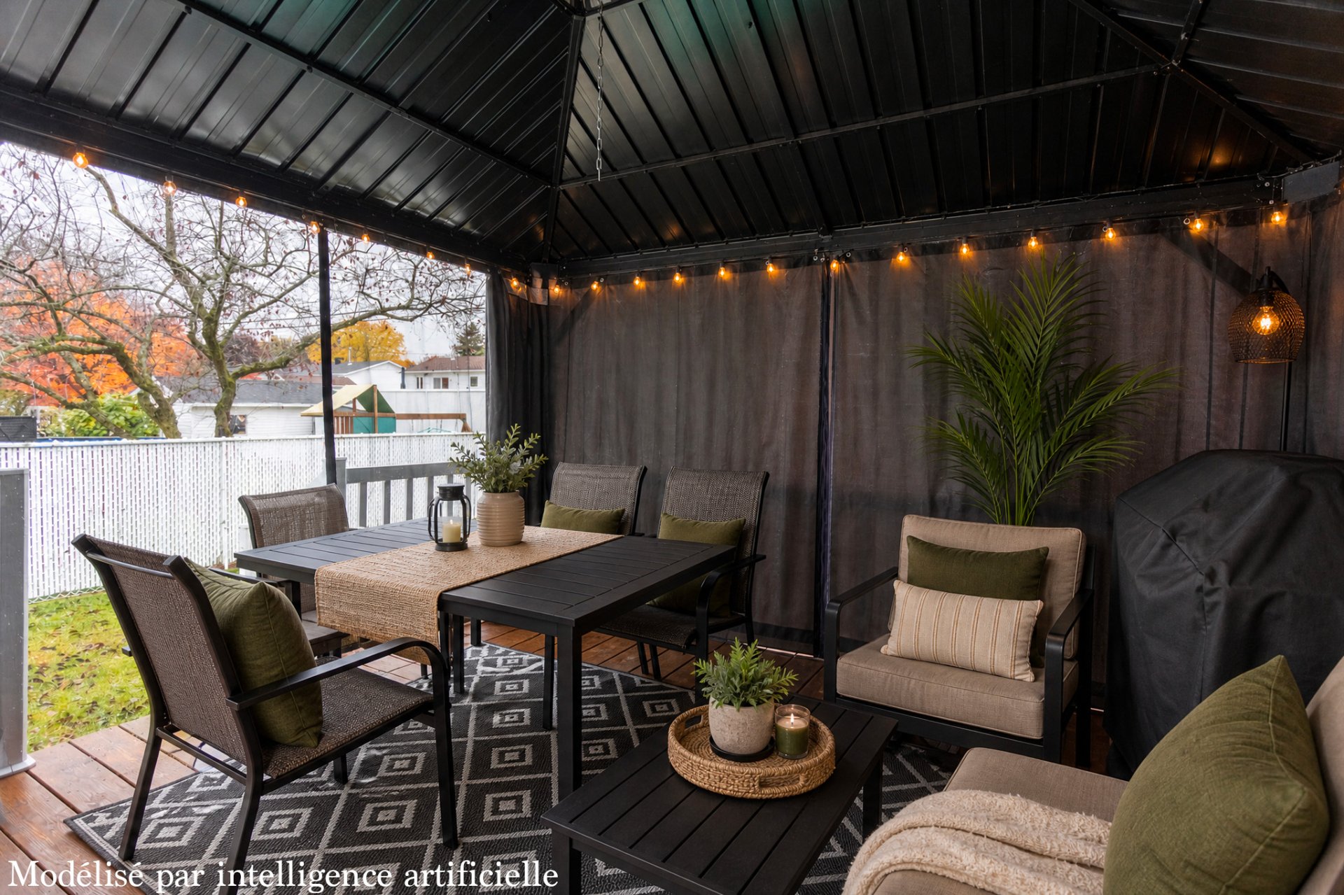 Gazebo aménagement virtuelle
