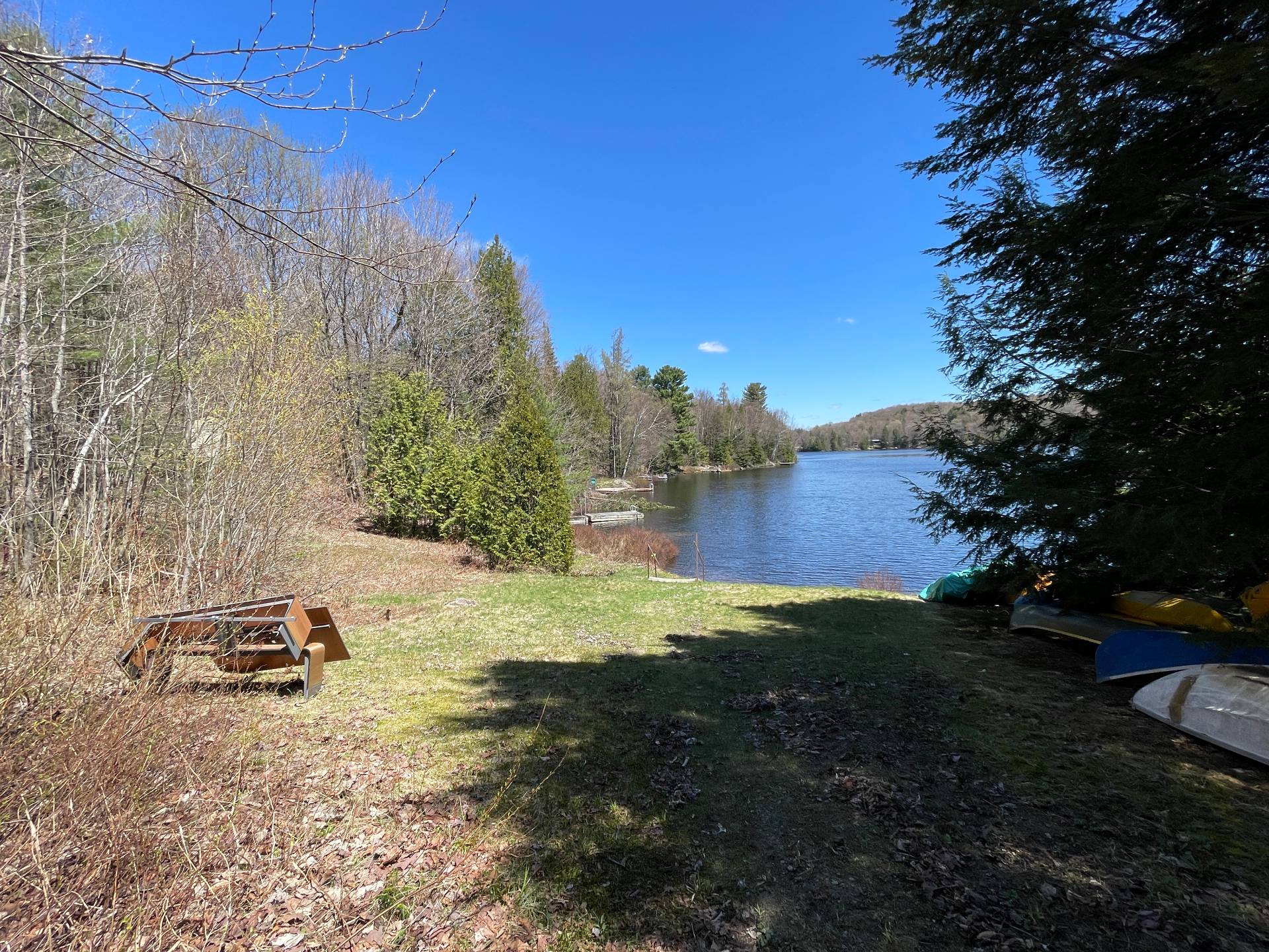 Accès au plan d'eau